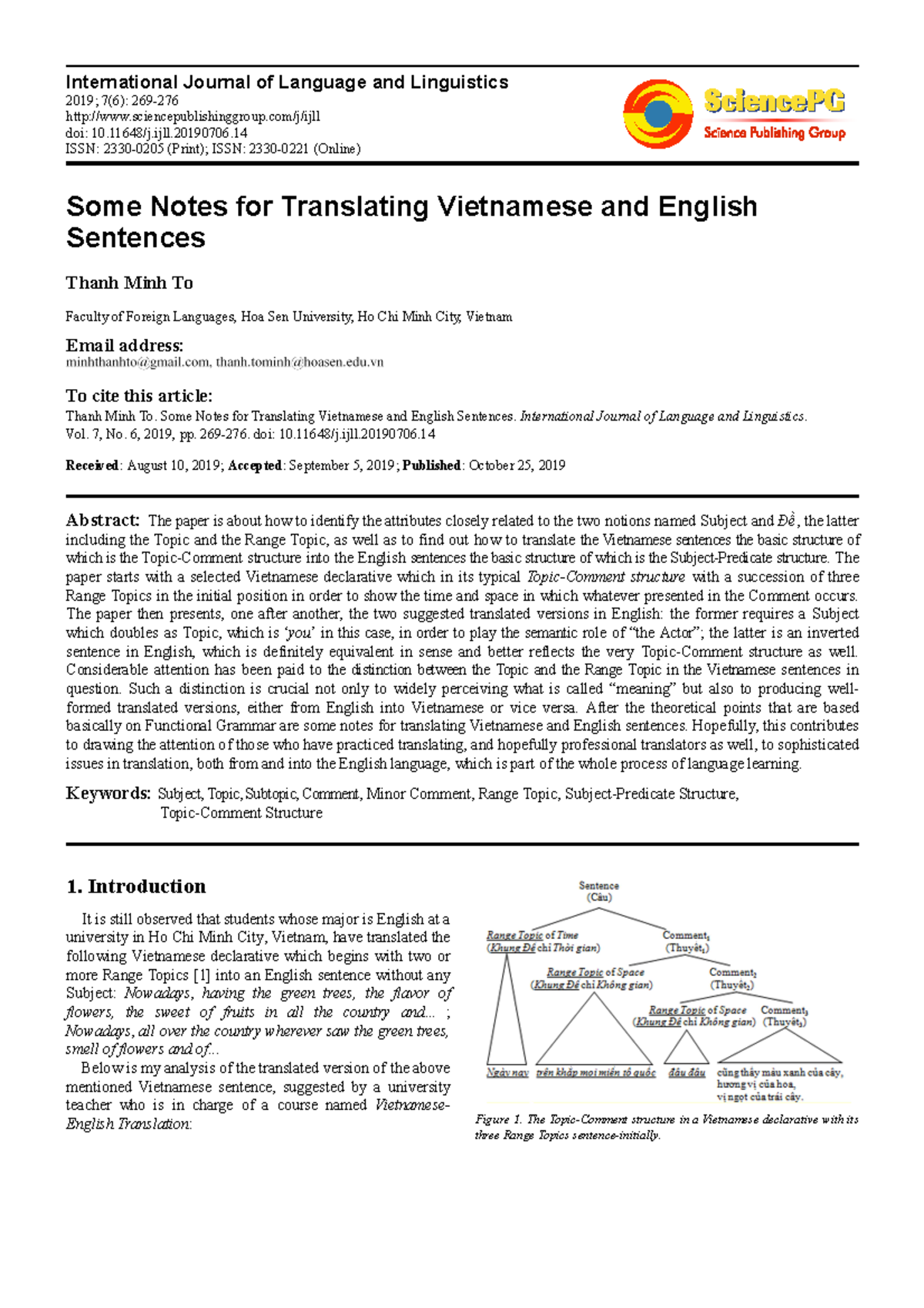 SOME Notes ON Translation TMT - International Journal of Language and ...