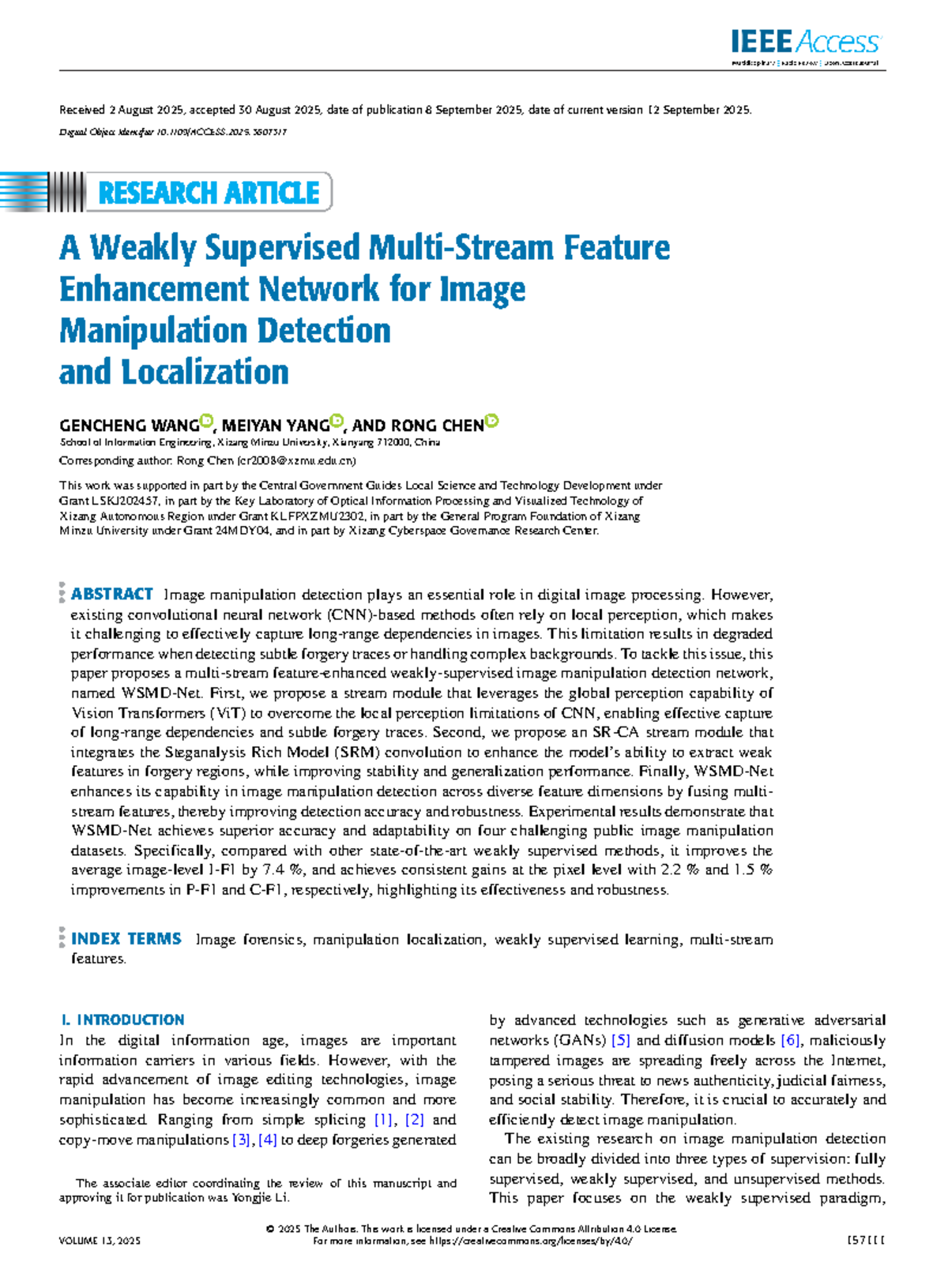 A Weakly Supervised Multi-Stream Feature Enhancement Network for Image ...