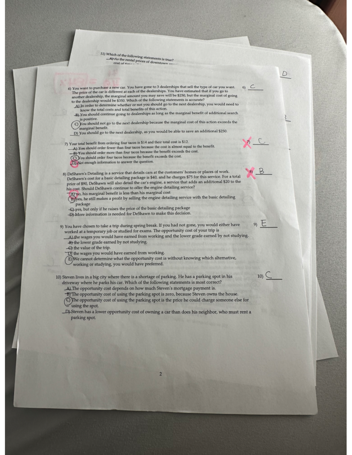 Econ 202 - Practice Exam 1 (Modules 1-5) Study Guide - Studocu