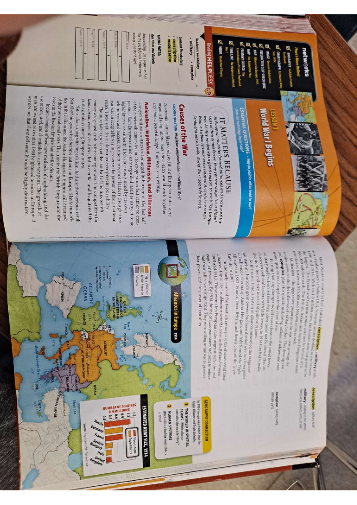 WWI and Its Inception: Key Concepts for Academic Reading (HIST 101 ...