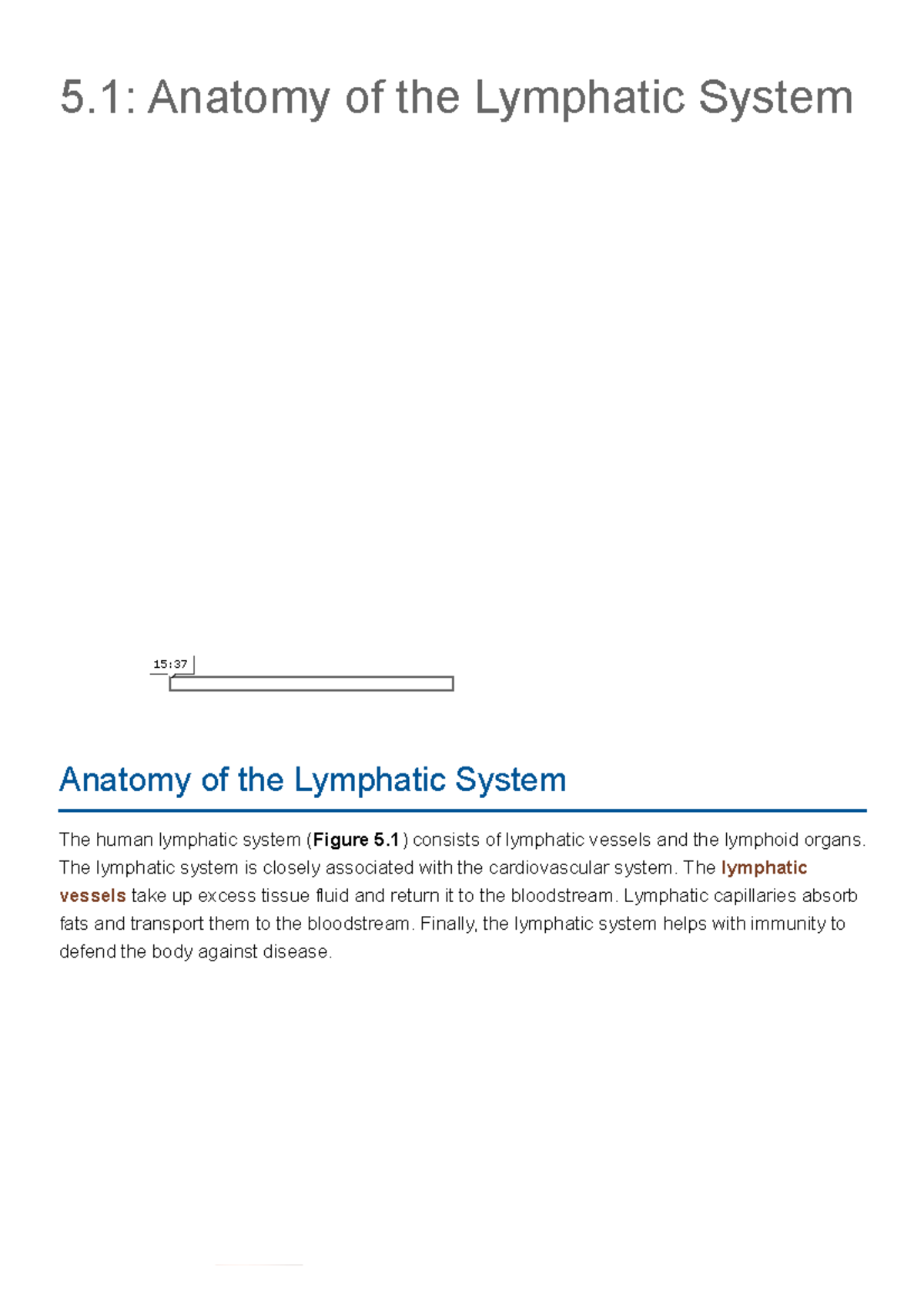 Module 5: Anatomy of the Lymphatic System and Its Functions - Studocu