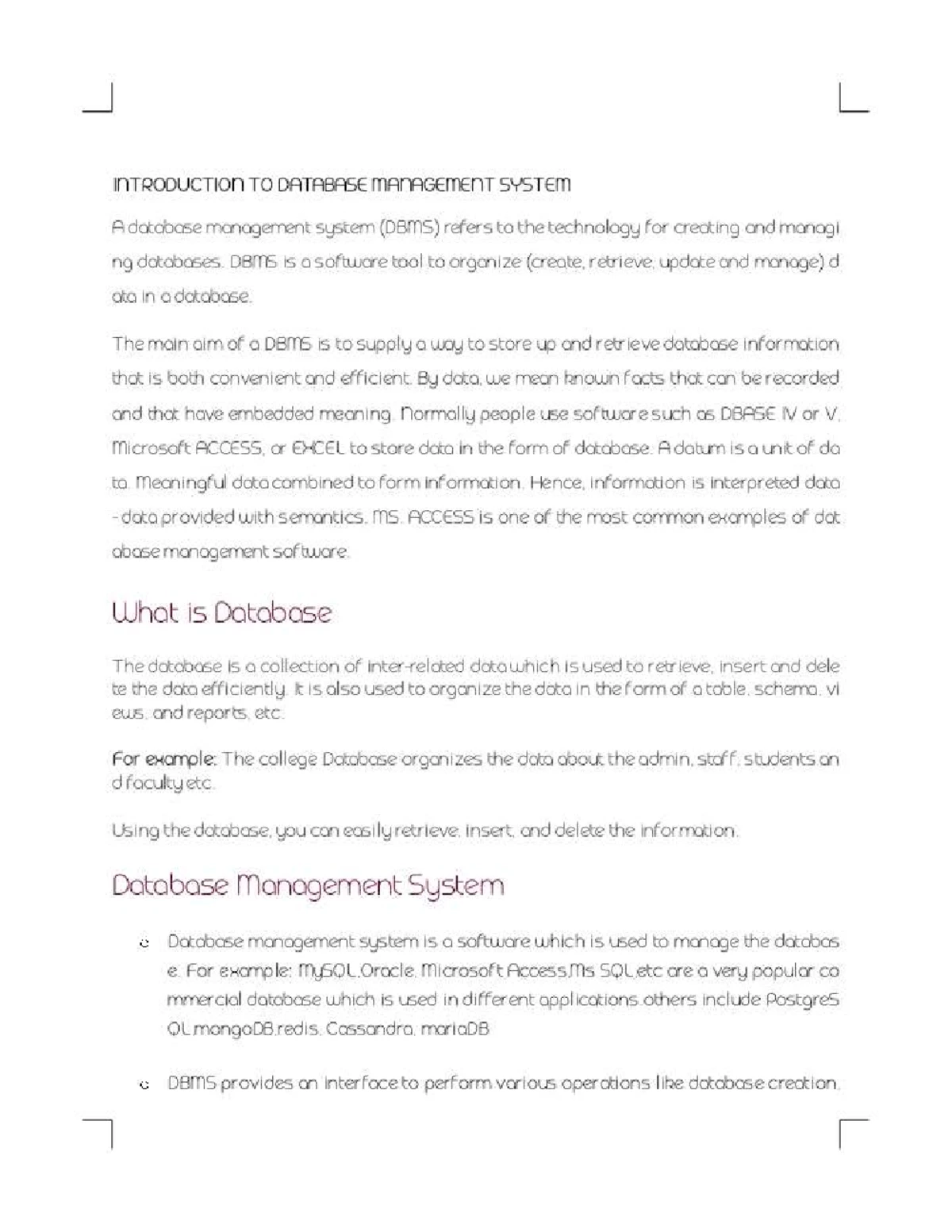 SAD 101: Comprehensive Notes on Systems Analysis and Design - Studocu