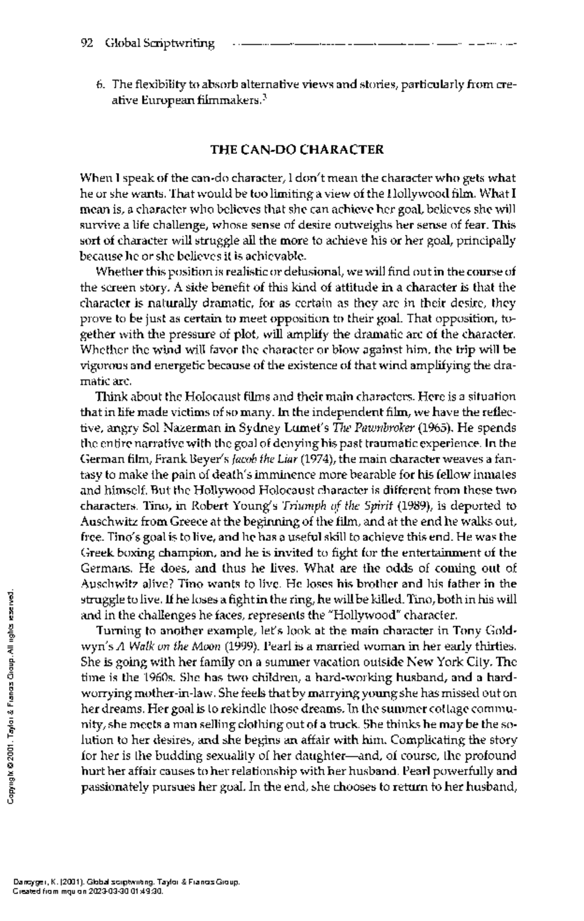 Global Scriptwriting - (PART II Particulars About Scriptwriting) - 92 ...