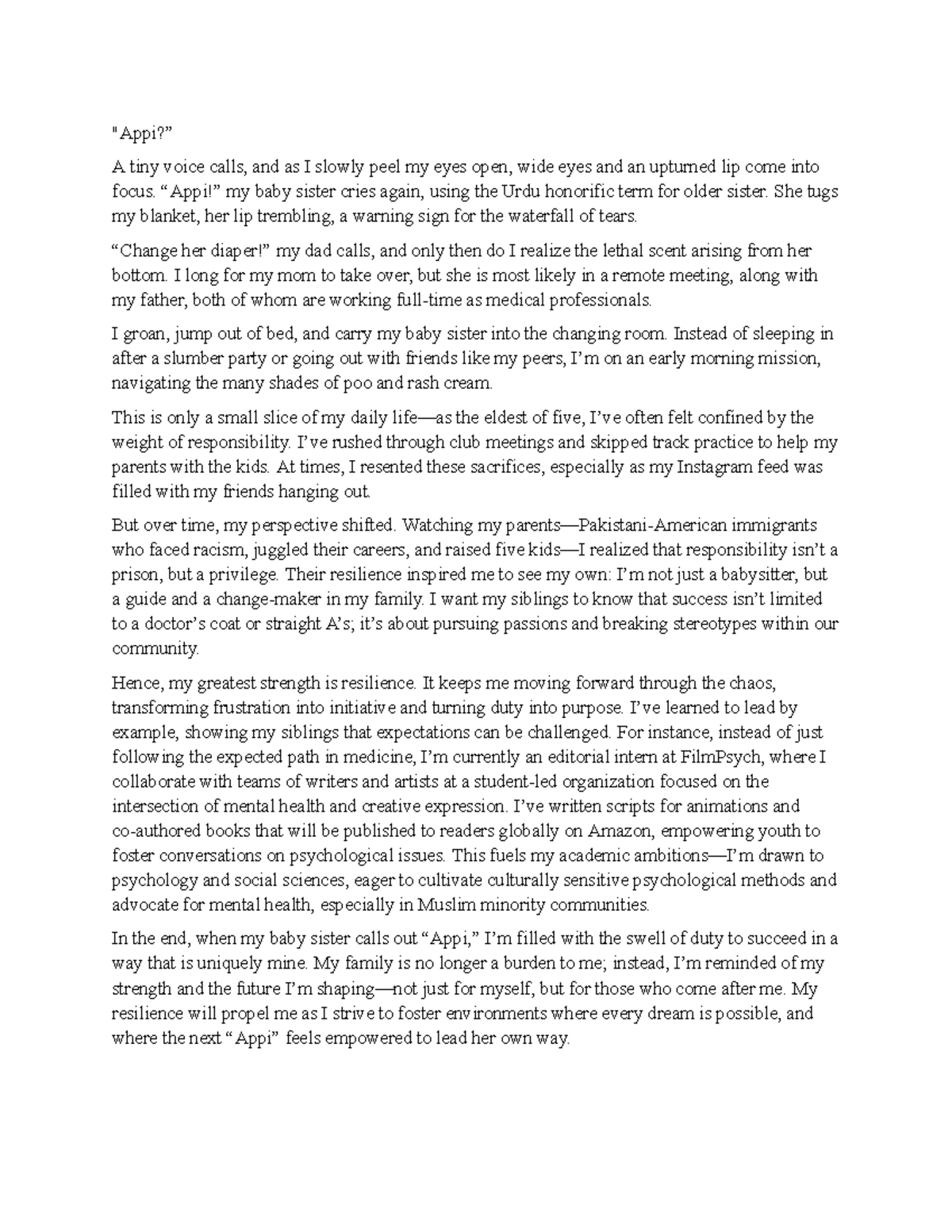 Hofstra BS MD Challenge Essay: Embracing Resilience and Responsibility ...
