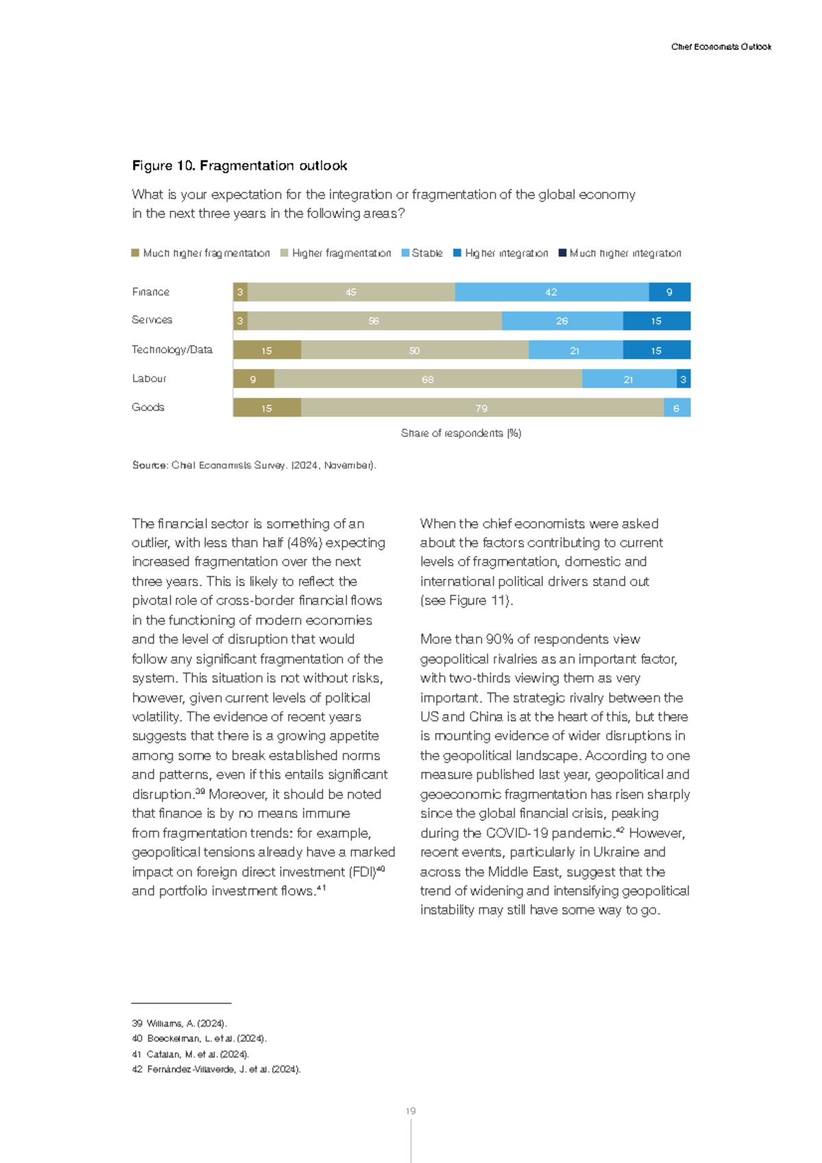 Chief Economists Outlook 2025: Global Economic Fragmentation Trends ...
