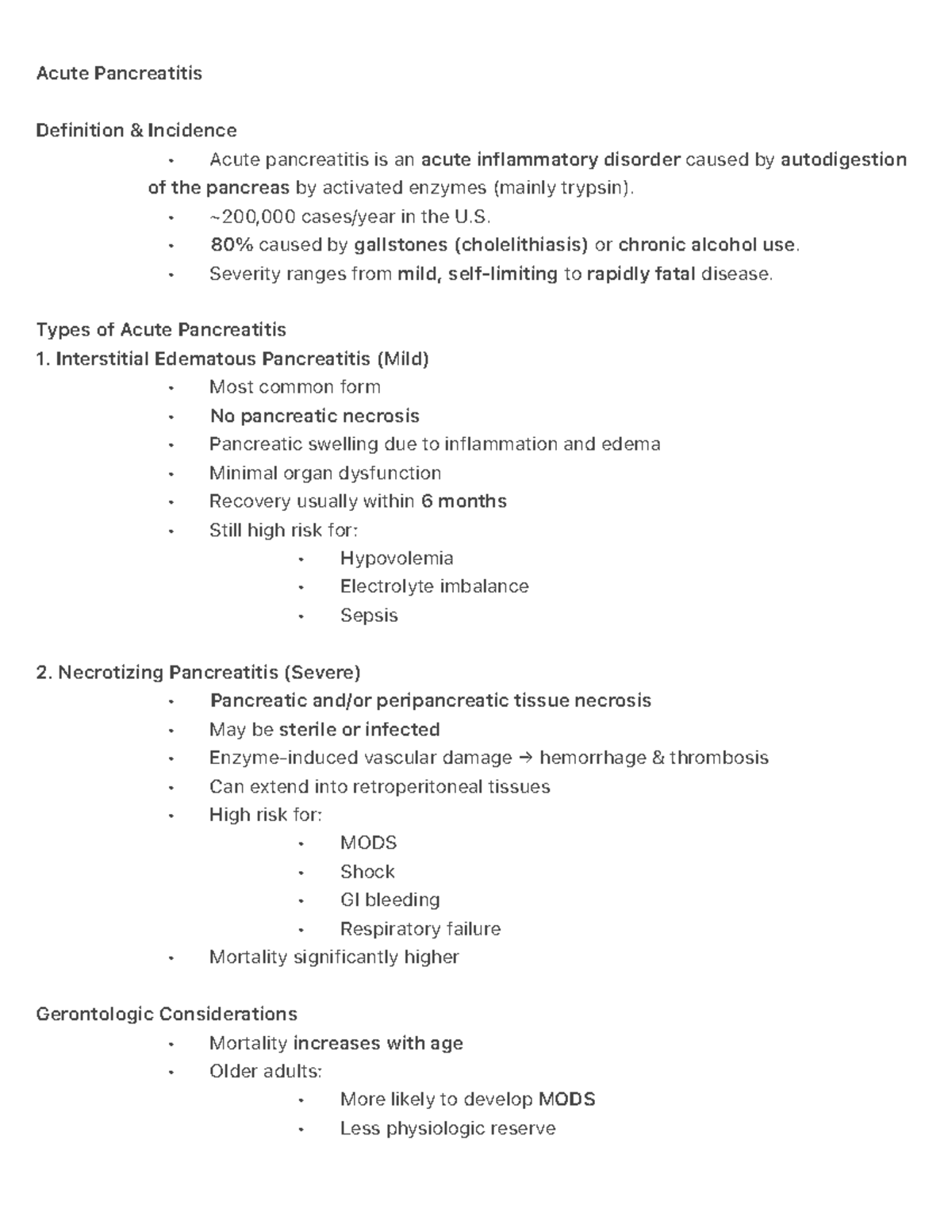 Pancreatitis Overview: Definition, Types, and Management Strategies ...