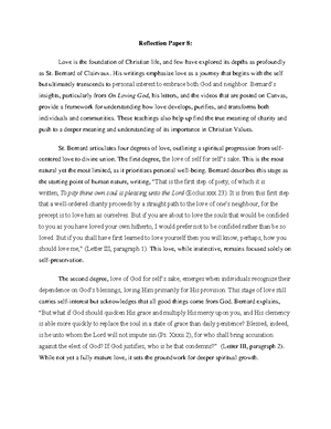 Reflection Paper: Ignatian Principles vs. Modern Philanthropy Trends ...