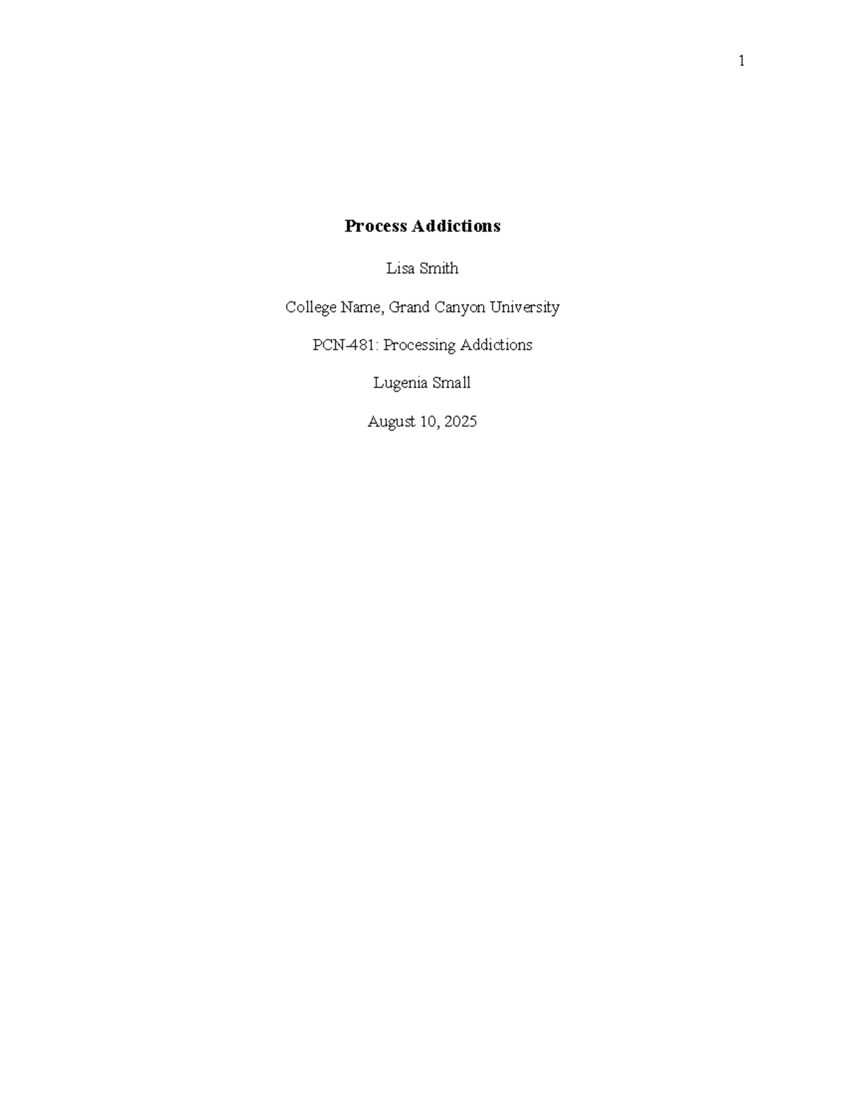 Processing Addictions: A Comparative Study of Behavioral and Substance ...