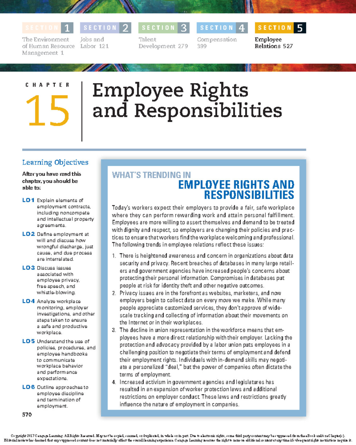 HR 101: Lesson 12 - Trends in Employee Rights & Responsibilities - Studocu