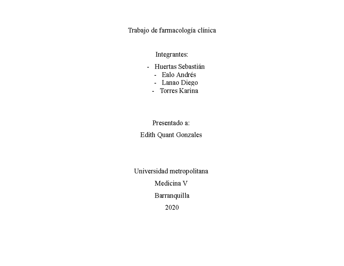 Cuadro Endocrino - Fundamentos en Farmacologia en Terapeutica - Trabajo