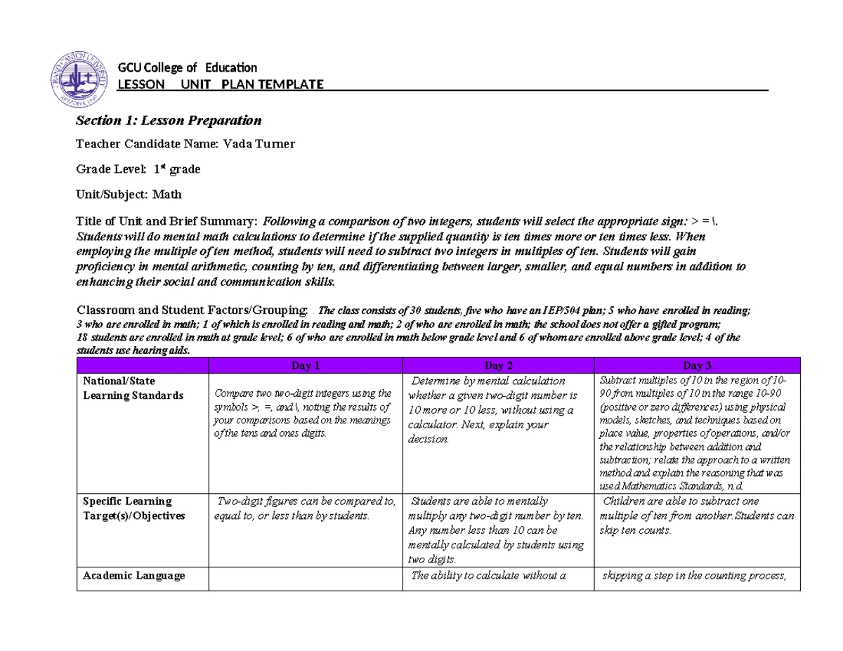 ELM 361 T1 Inquiry-Based Strategies for First Grade Science & Health ...