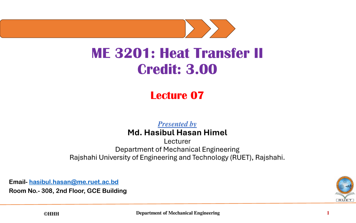 ME 3201: Heat Transfer II - Lecture 07: Boiling and Condensation - Studocu