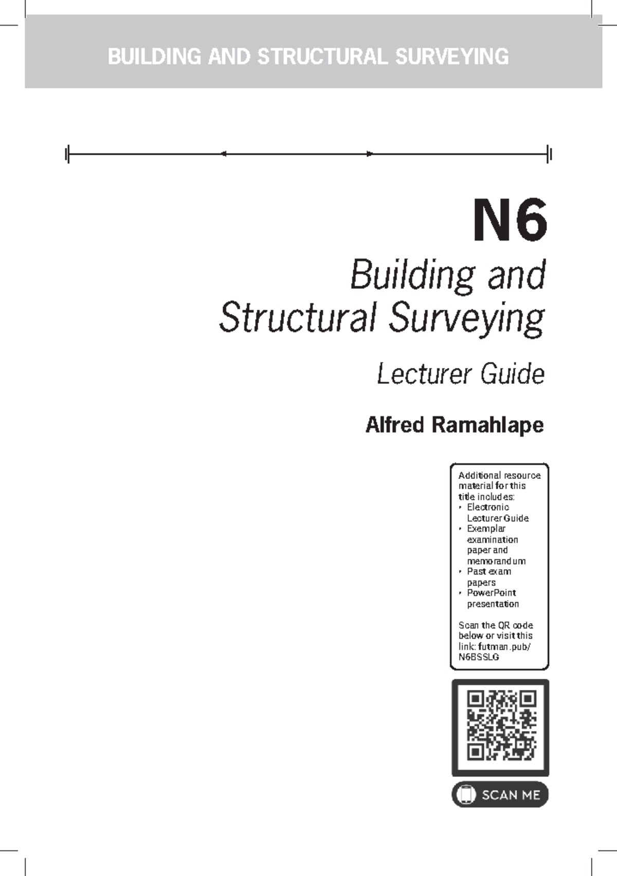 N6 Building and Structural Surveying Lecturer Guide 2023 - Studocu