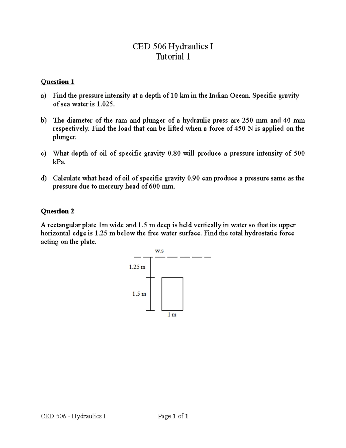 Lab 4: Fluid Friction in Pipes - CED 501 Hydraulics 1 (2024) - Studocu