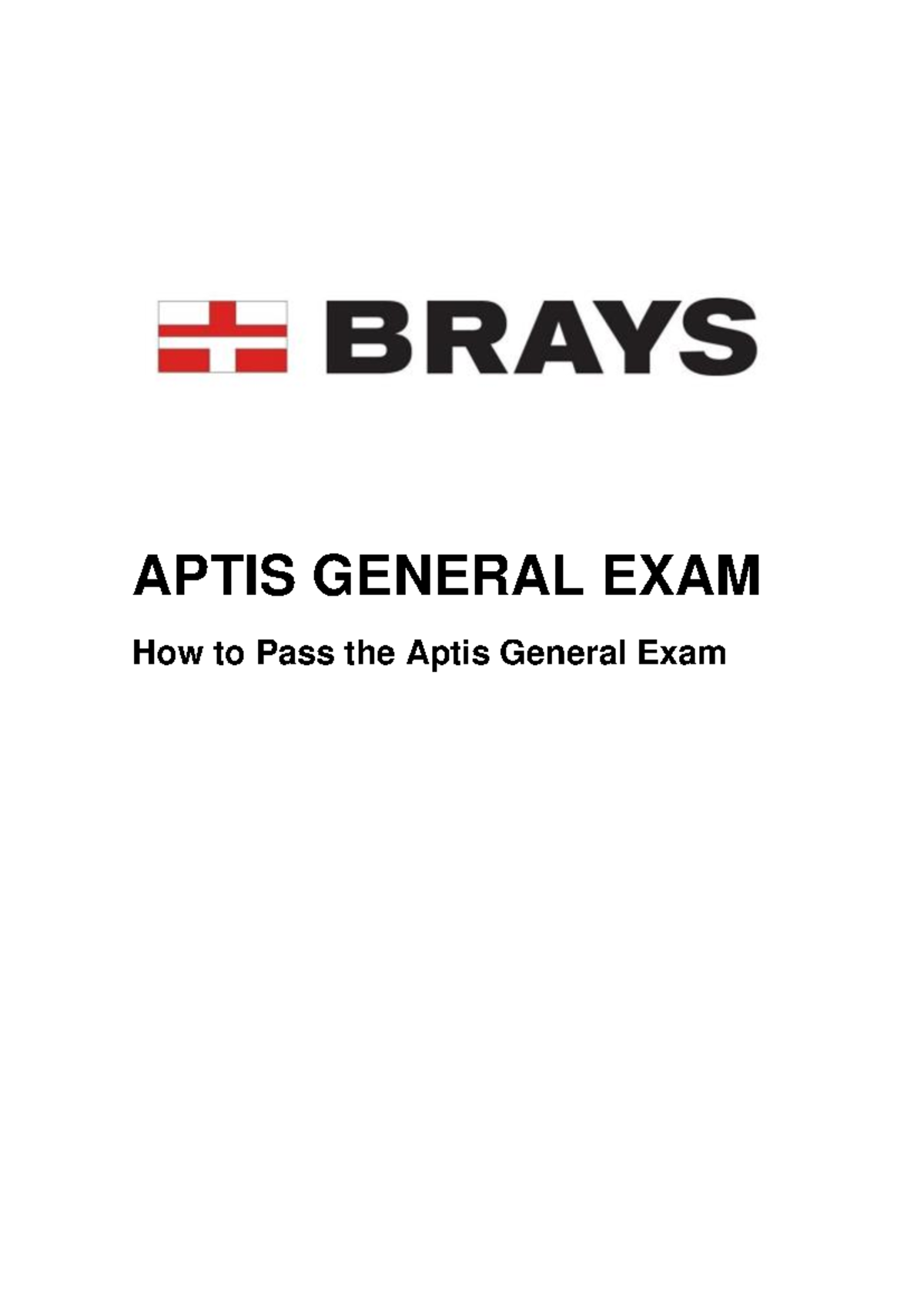 APTIS GENERAL EXAM: Strategies for Success and Practice Tips - Studocu
