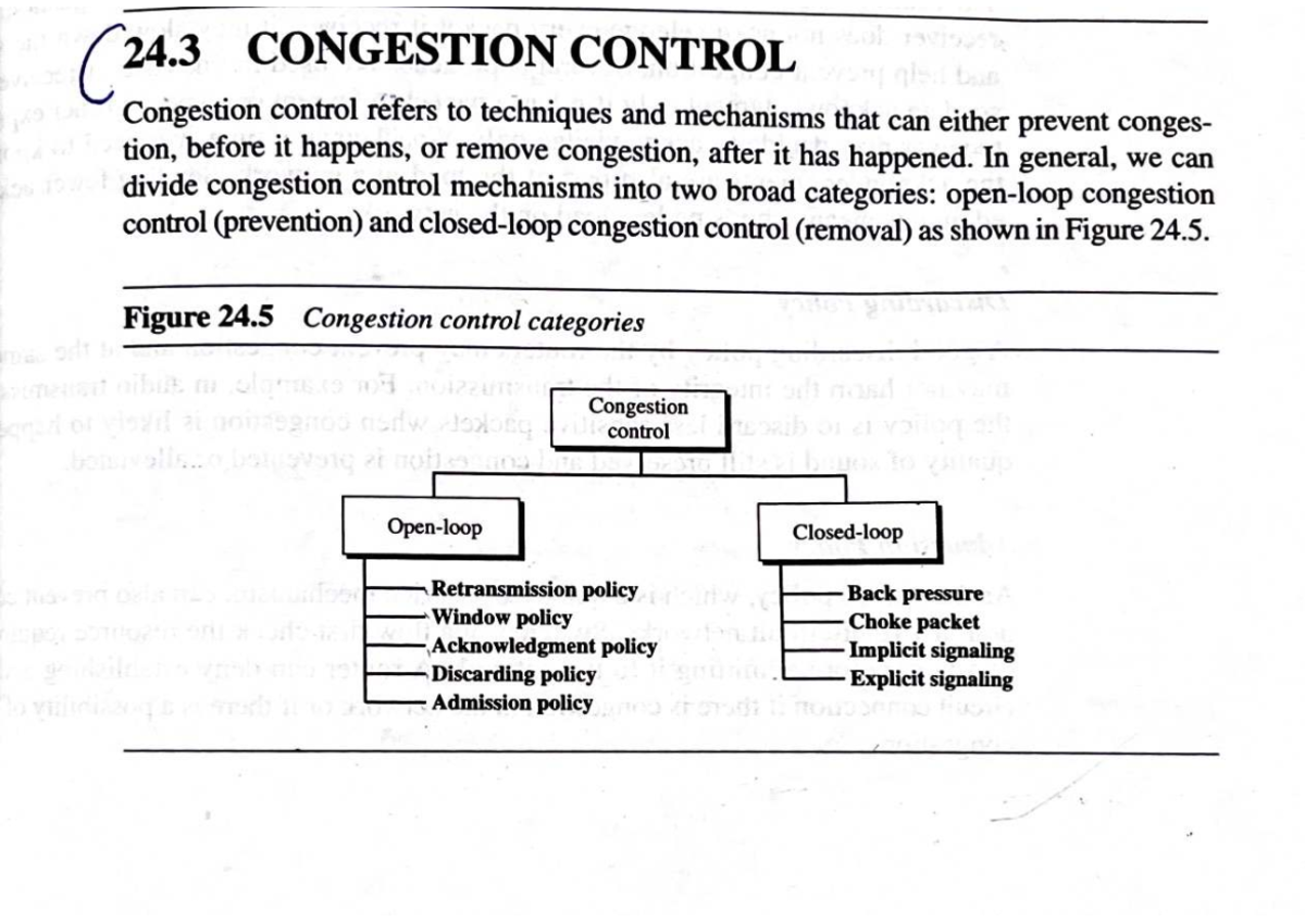 (24.3) Congestion Control: Techniques and Mechanisms Explained - Studocu