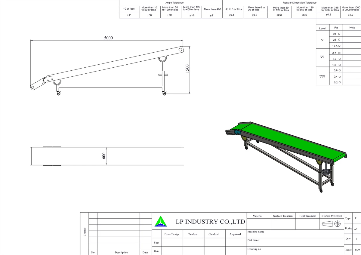 Angle Tolerance & Dimension Tolerance Guidelines for LP Industry - Studocu