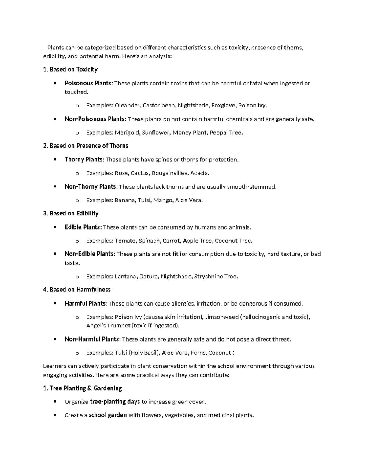 Agriculture 2026: Analyzing Plant Characteristics and Conservation ...