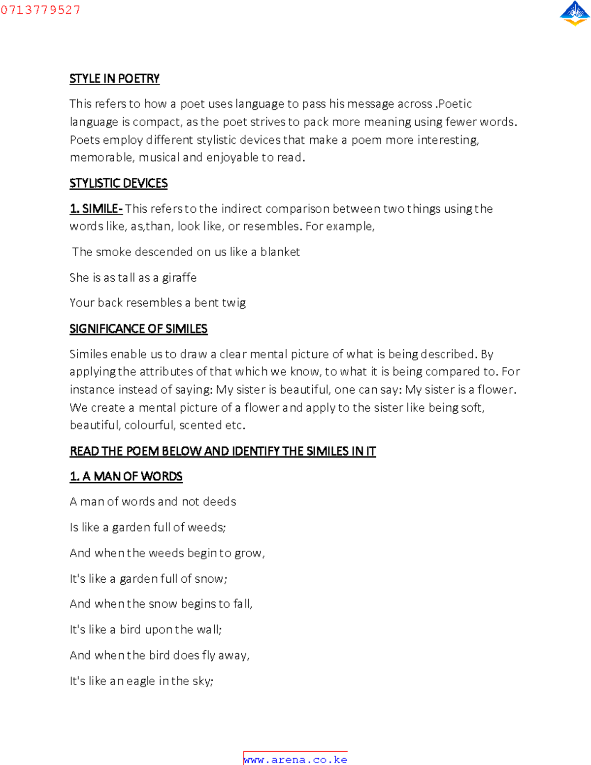 Stylistic Devices in Poetry: An Analysis of Key Concepts and Examples ...