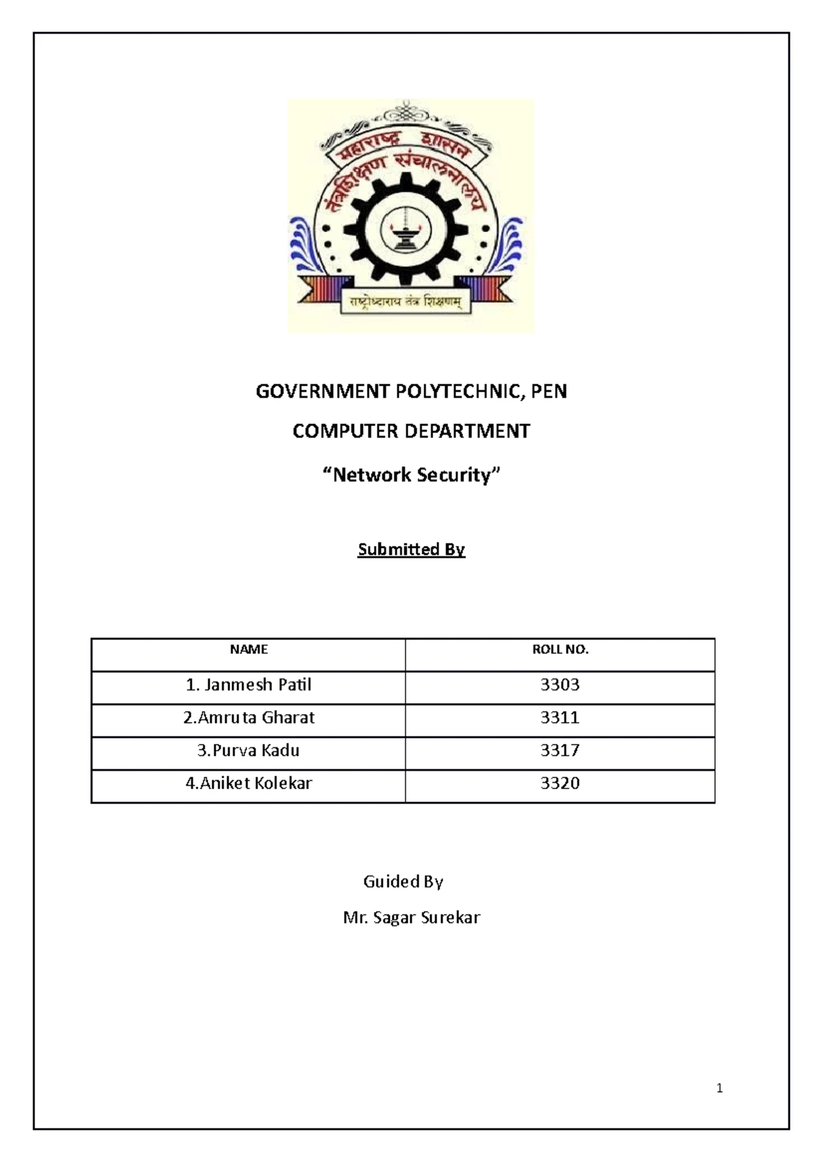 Mad micro project maharashtra state board of technical education