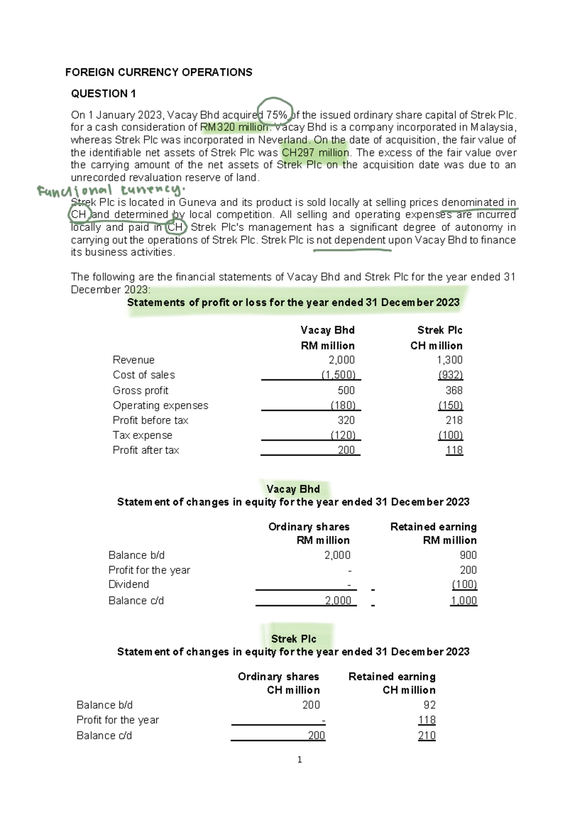 Foreign Currency Operations: Tutorials and Case Studies - Studocu