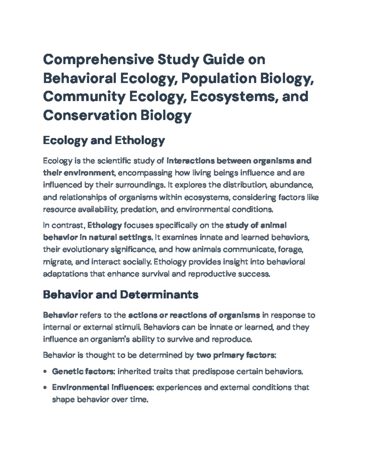 Chapter 45 - Community Ecology Study Questions & Key Concepts - Studocu