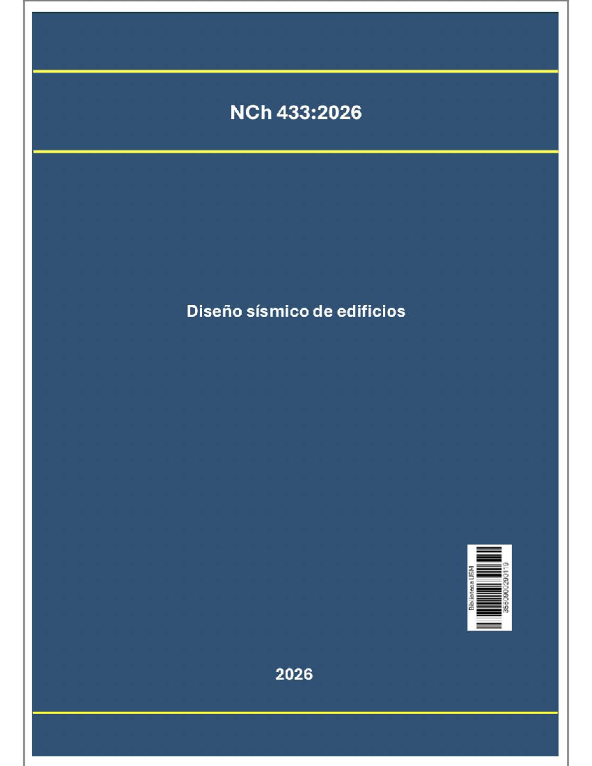 NCh 433:2026 Diseño Sísmico de Edificios - Normativa Completa - Document Preview