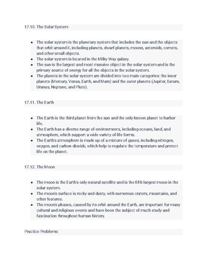 Chapter 10 Notes - 10. Solar System Tests of General Relativity 10.1 ...