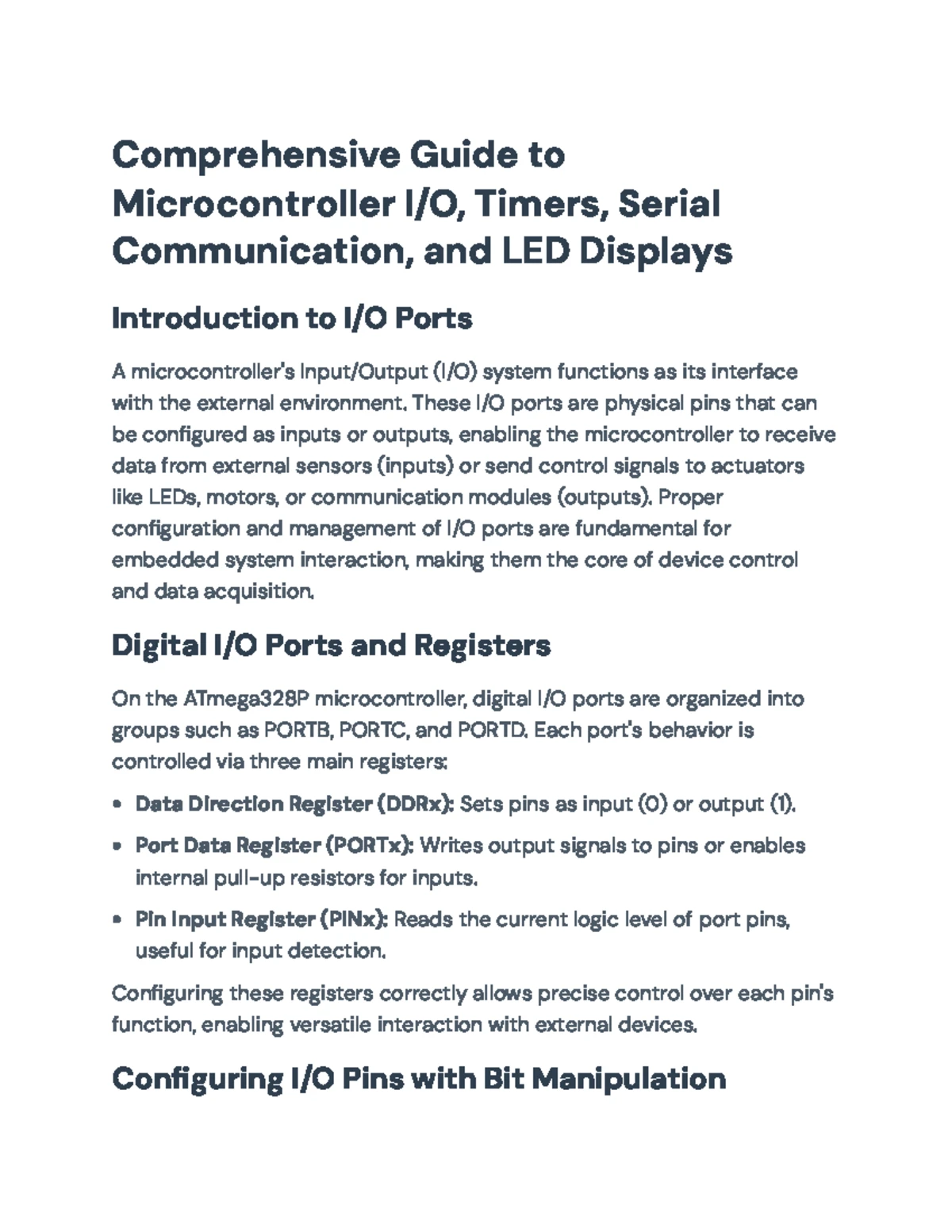Chapter 01 - Intro to Microcontrollers: Concepts & Applications [25S1 ...