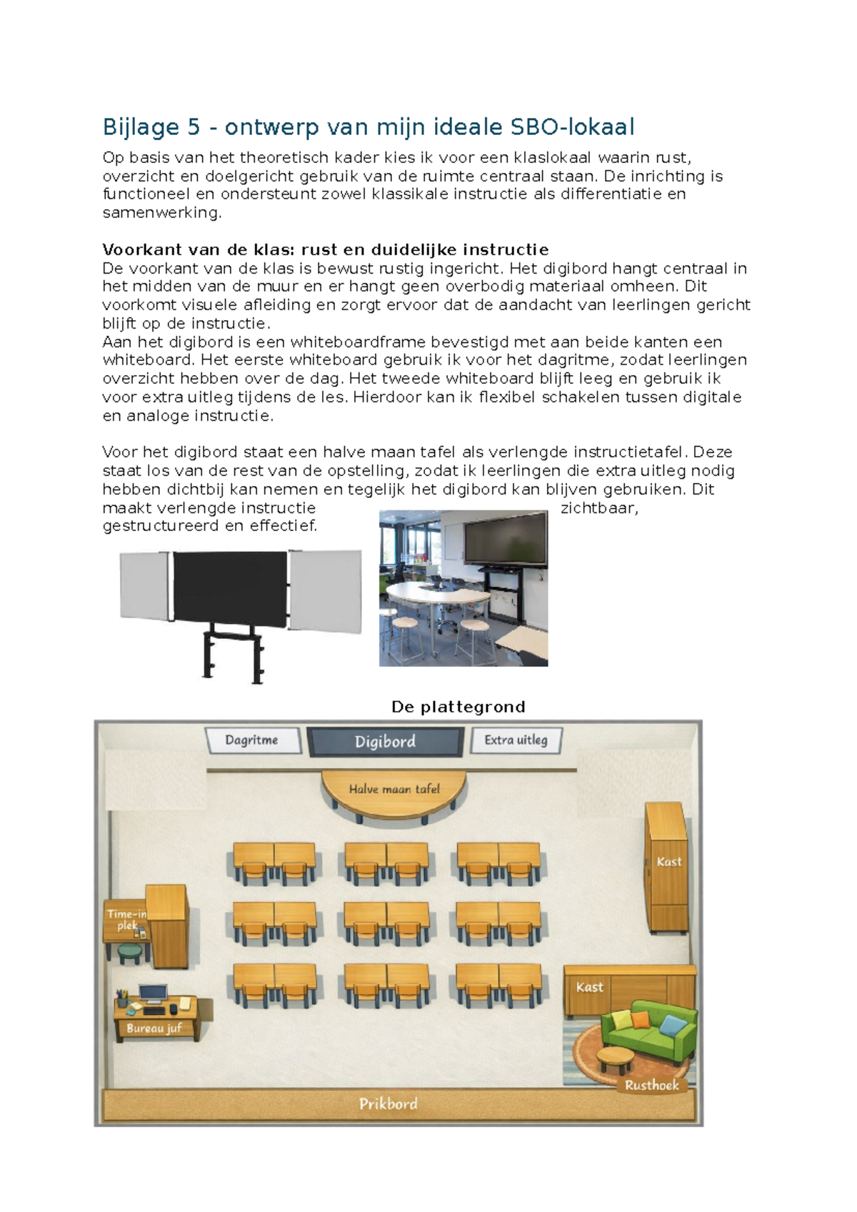 Ontwerp van mijn Ideale SBO-lokaal: Functionele Inrichting en ...