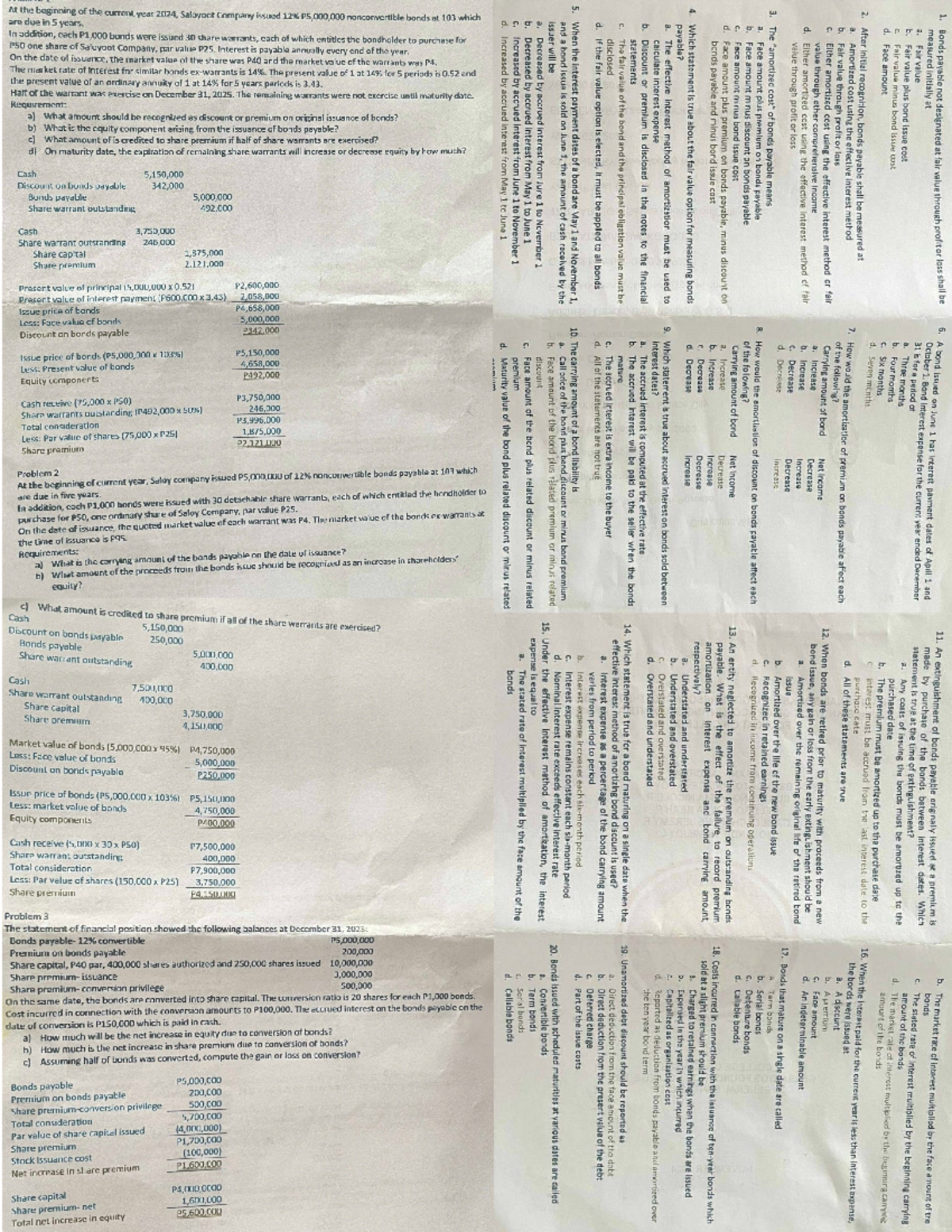 IA2 - Comprehensive Review of Bonds Payable and Related Accounting ...