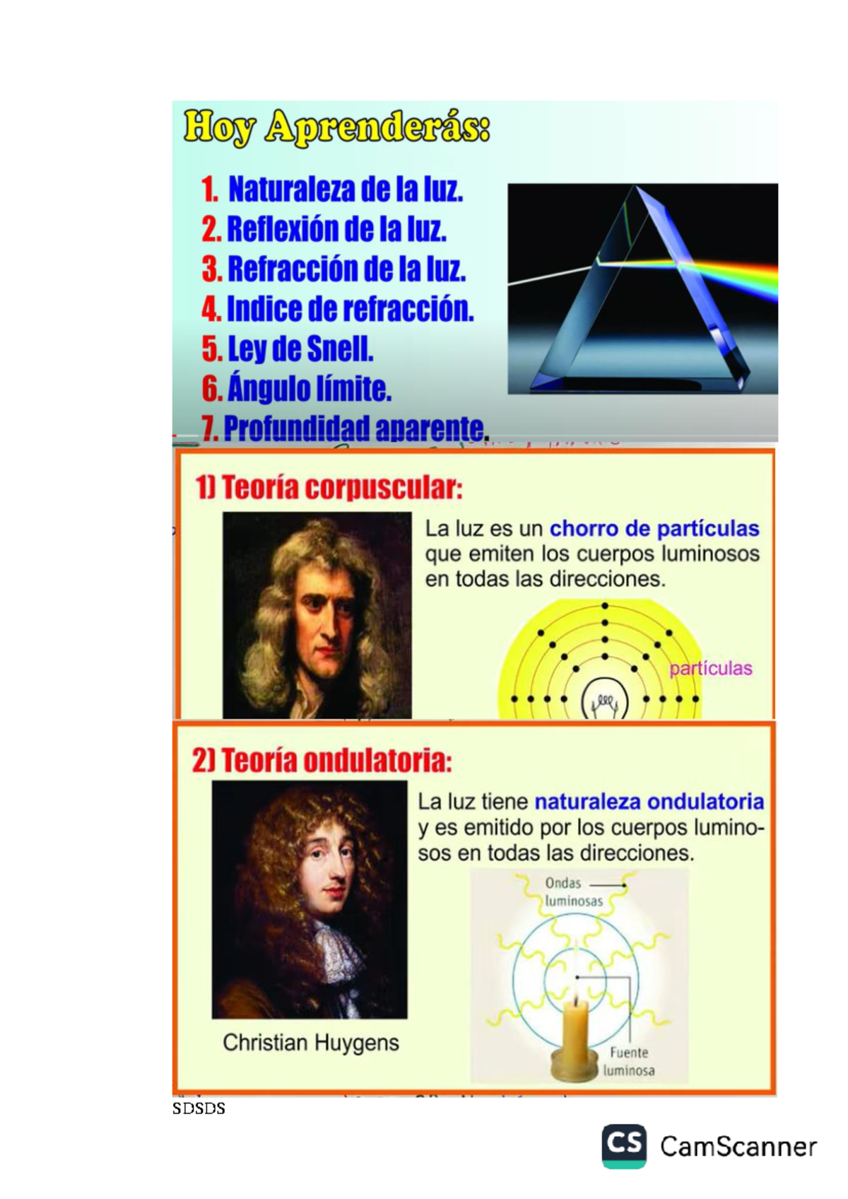 Teoría Óptica Básica: Reflexión y Refracción de la Luz (FÍSICA PRE) - Document Preview