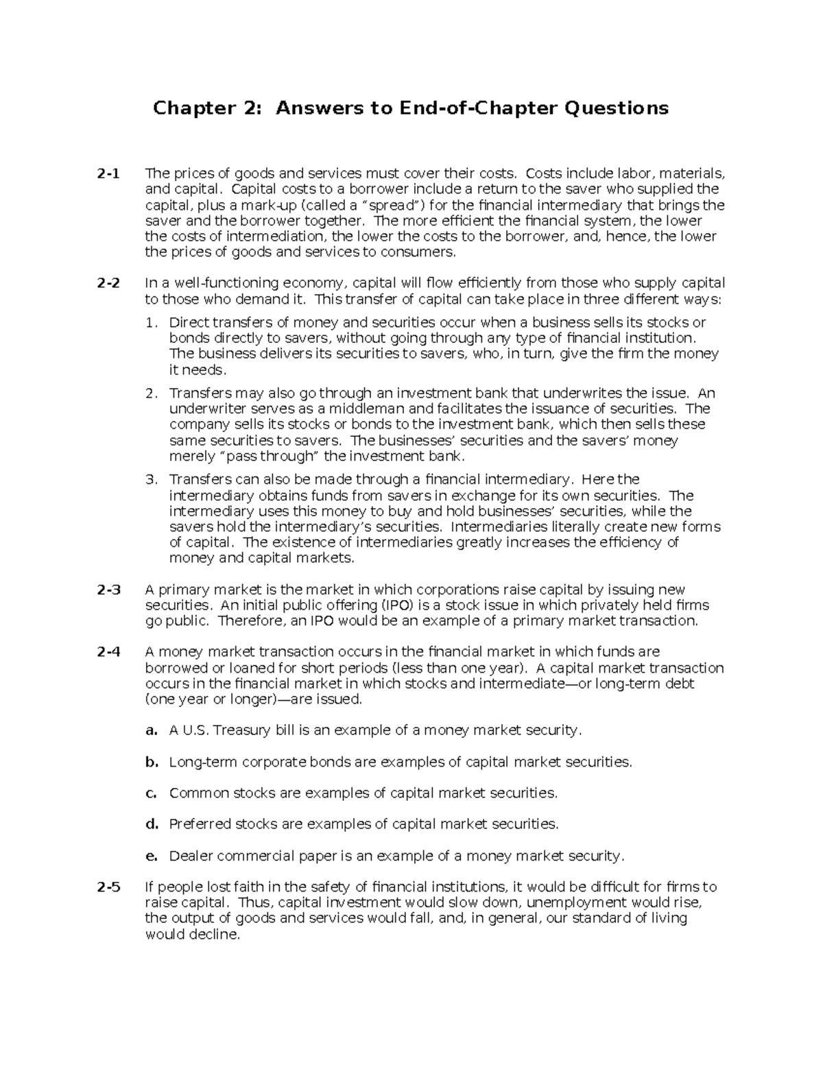 Chapter+2+Answers+To+End-Of-Chapter+Questions - Chapter 2: Answers to ...