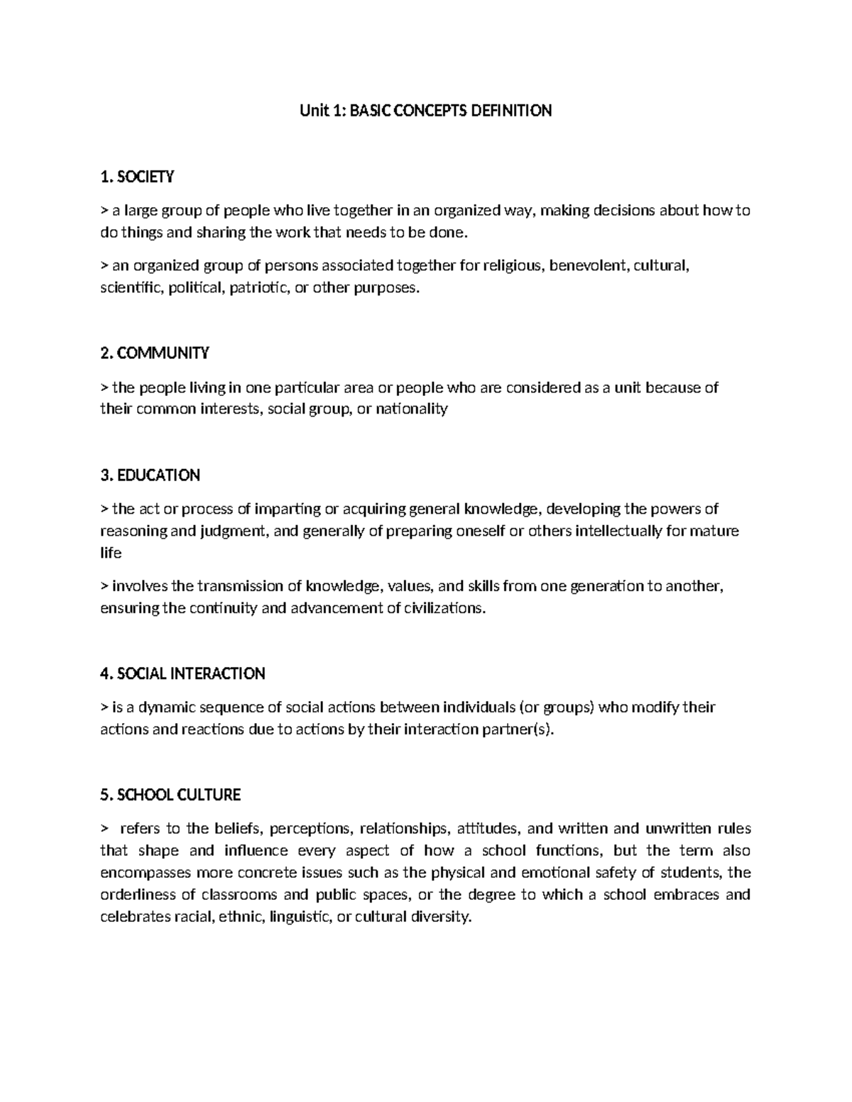 Unit 1 Basic Concepts - lecture notes - Unit 1: BASIC CONCEPTS ...