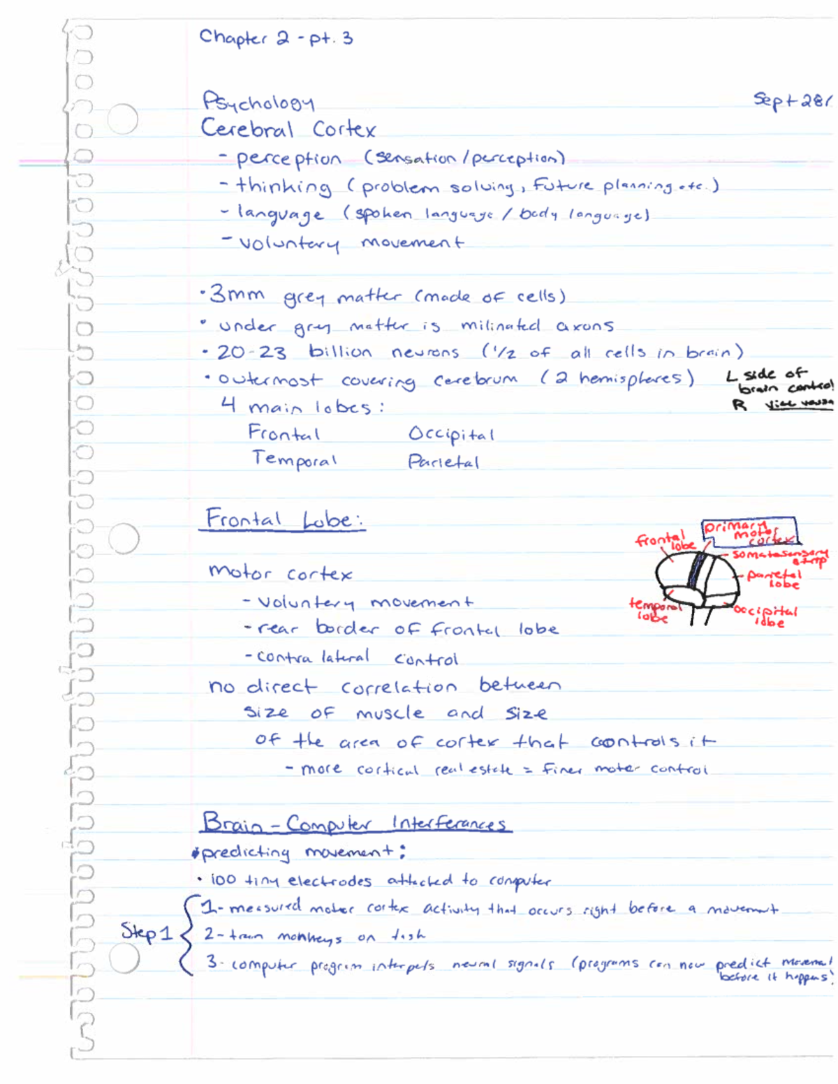 Chapter 2 Part 3- Notes - PSY1101 - Studocu