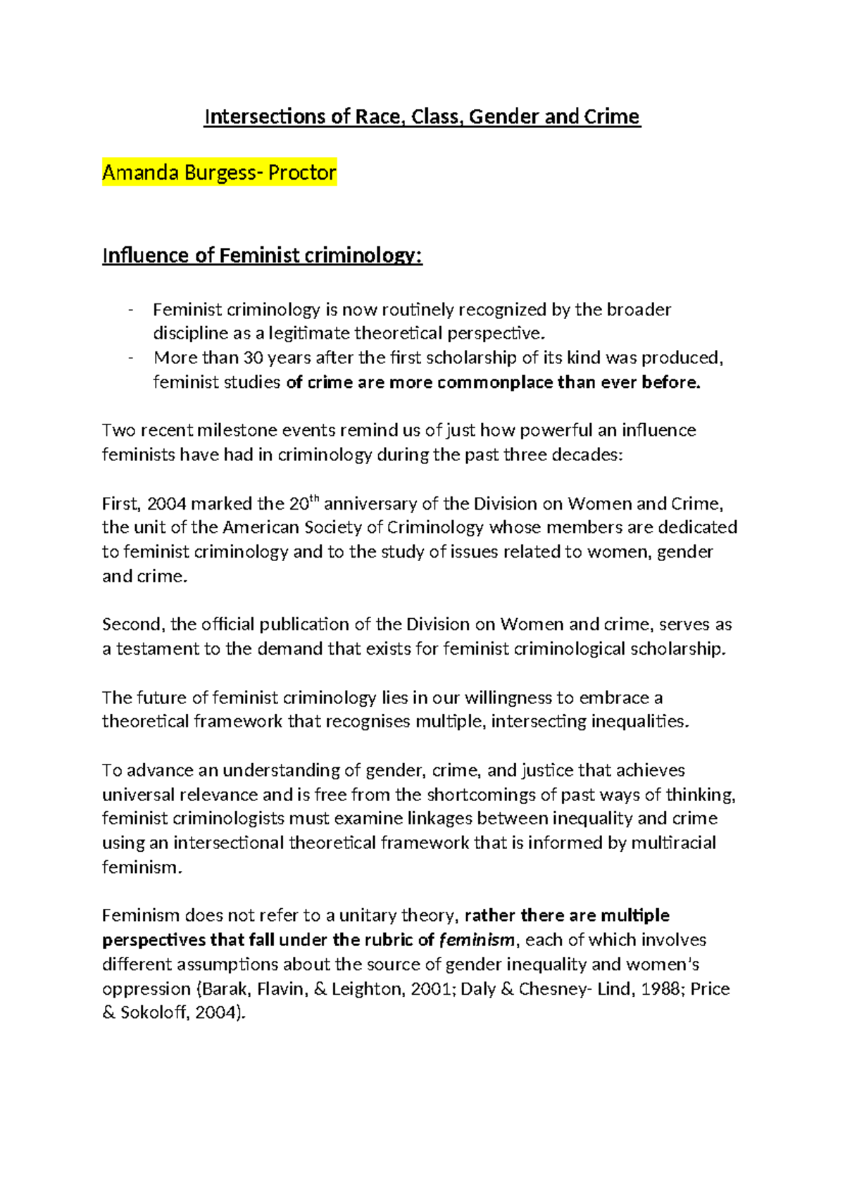 Article- Intersections of Race , Class , Gender and Crime ...