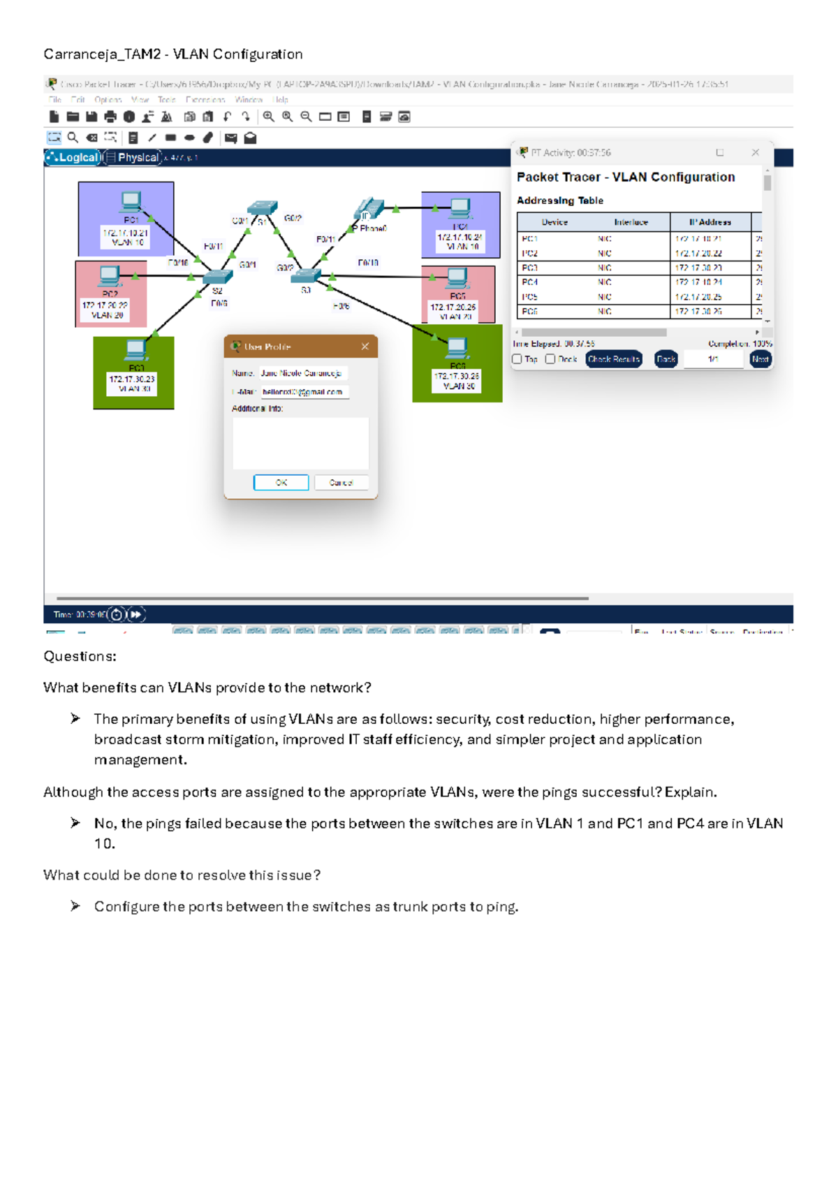 TAM2 - VLAN Configuration - Carranceja_TAM2 - VLAN Configuration ...