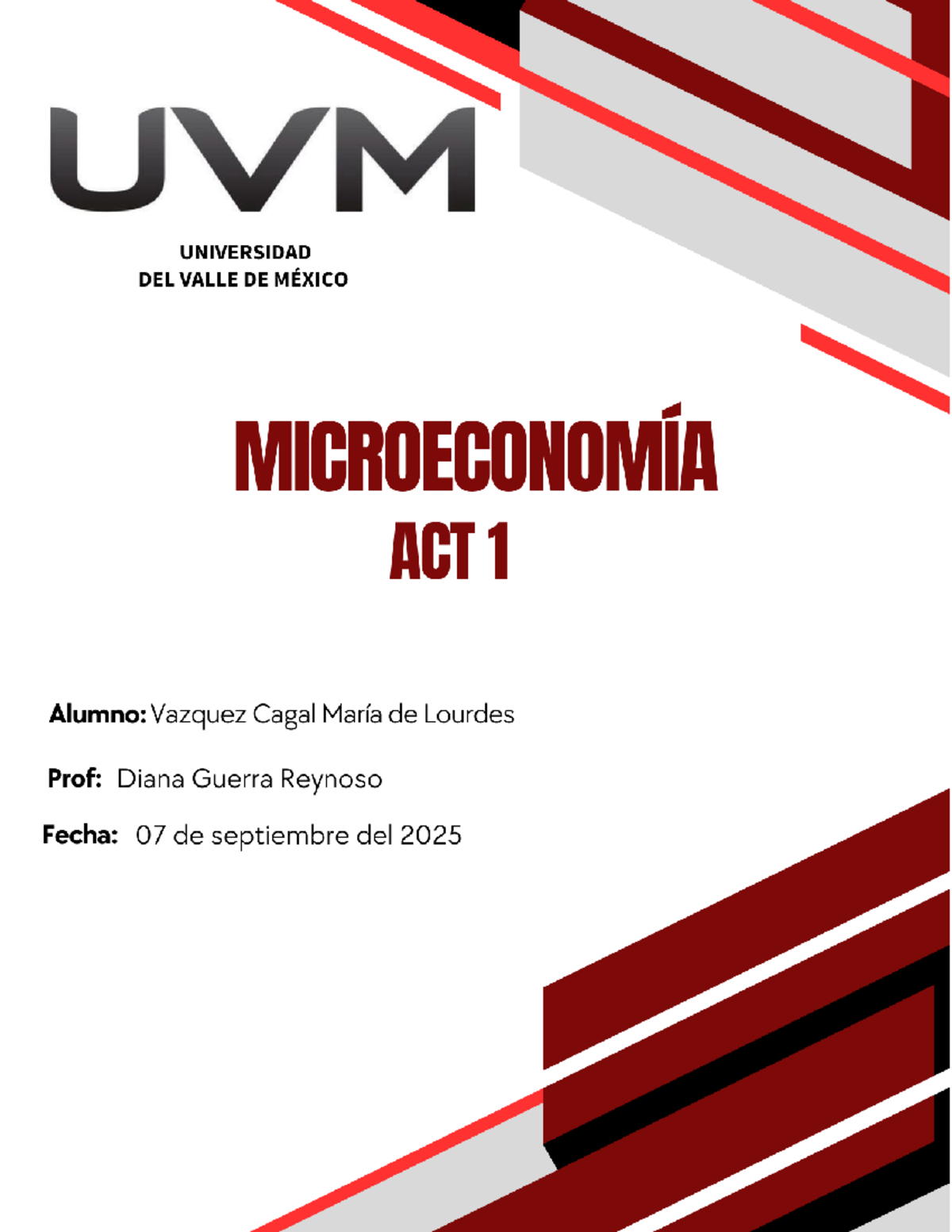 Agentes Económicos en Microeconomía - A1 MLVC Trabajo - Studocu