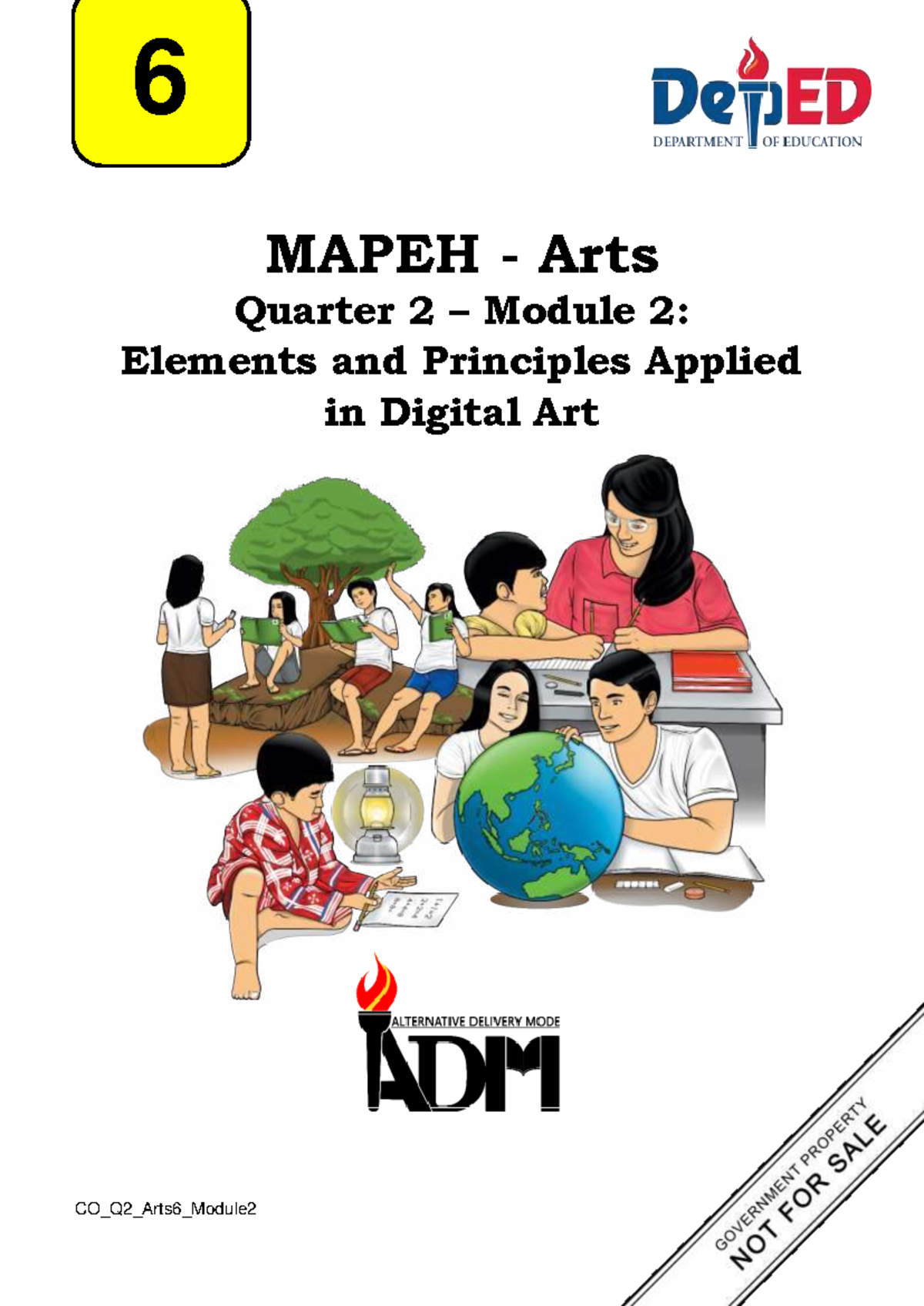 CO_Q2_Arts6_Module2: Elements & Principles in Digital Art - Studocu