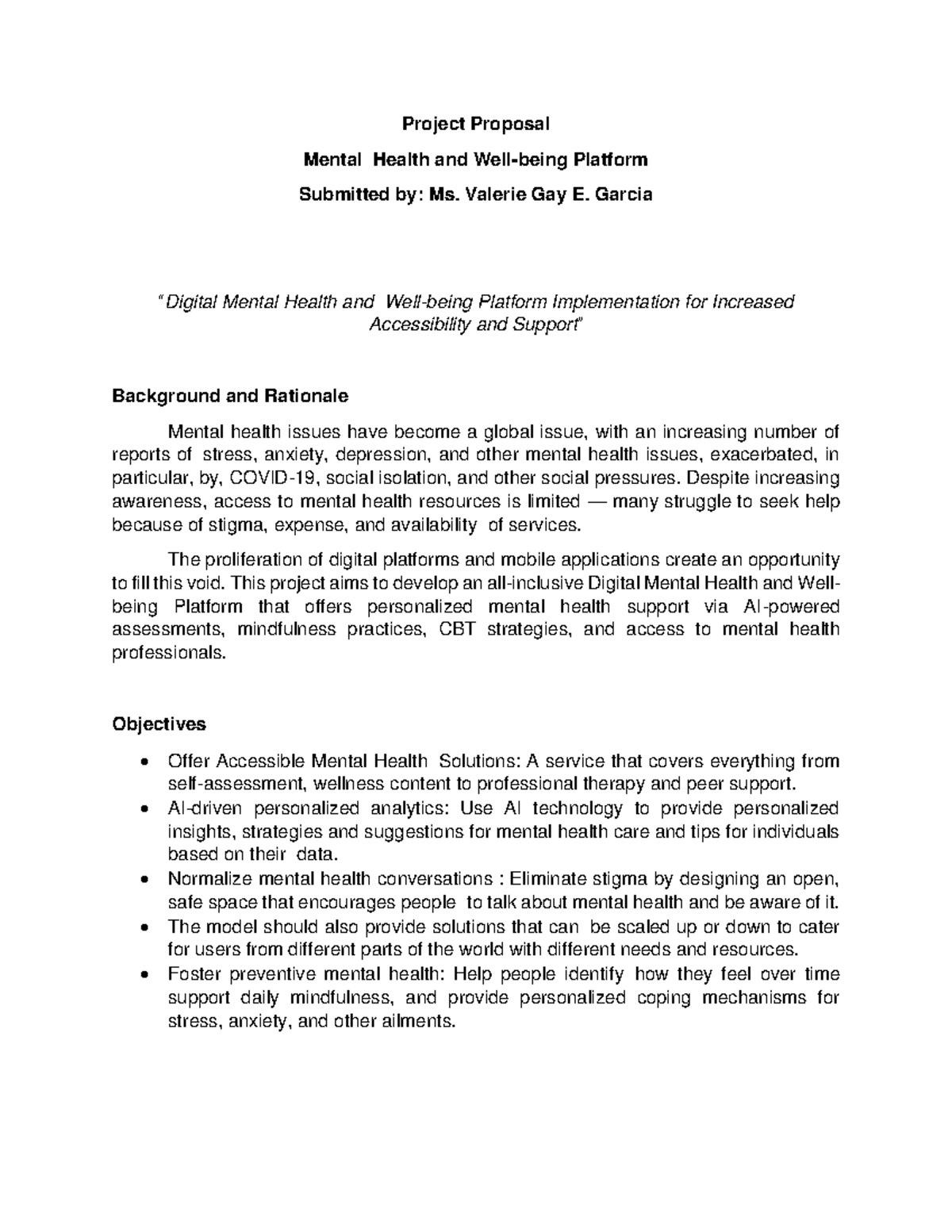 Final Project Proposal: Digital Mental Health & Well-being Platform ...