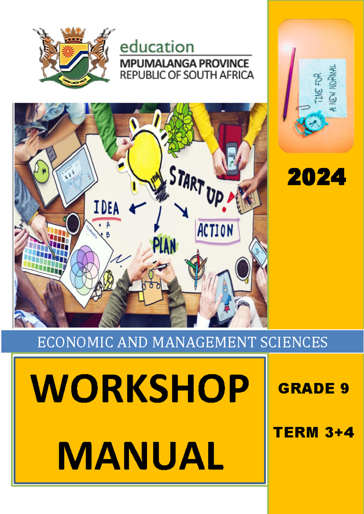 2024 EMS Gr 9 Term 3 Training Manual & Workshop Guide - Studocu