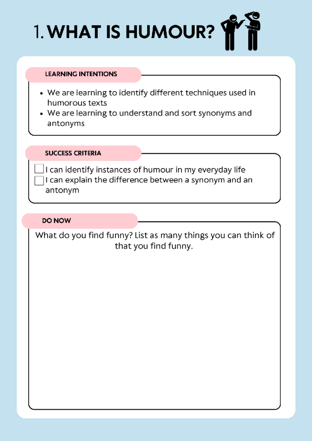 9 1. Understanding Humour Techniques: A Learning Guide - Studocu
