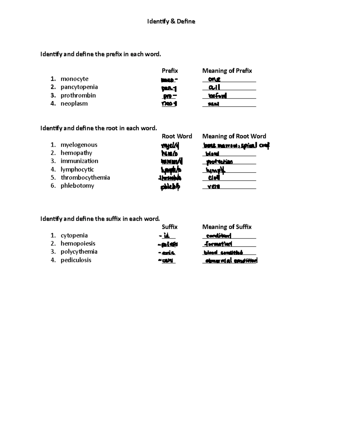 Terminology worksheet module 7 - Identify & Define Identify and define ...