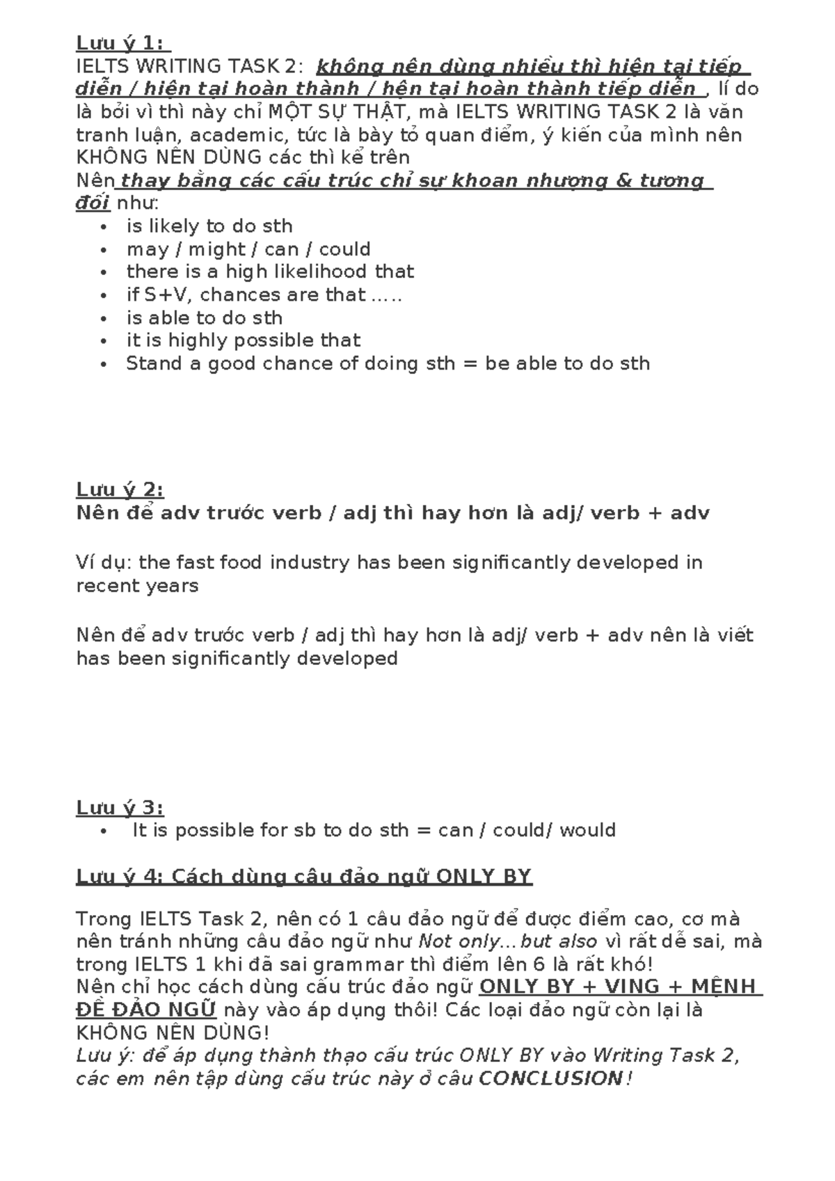 IELTS Writing Task 2: Tips for Achieving a High Score - Studocu