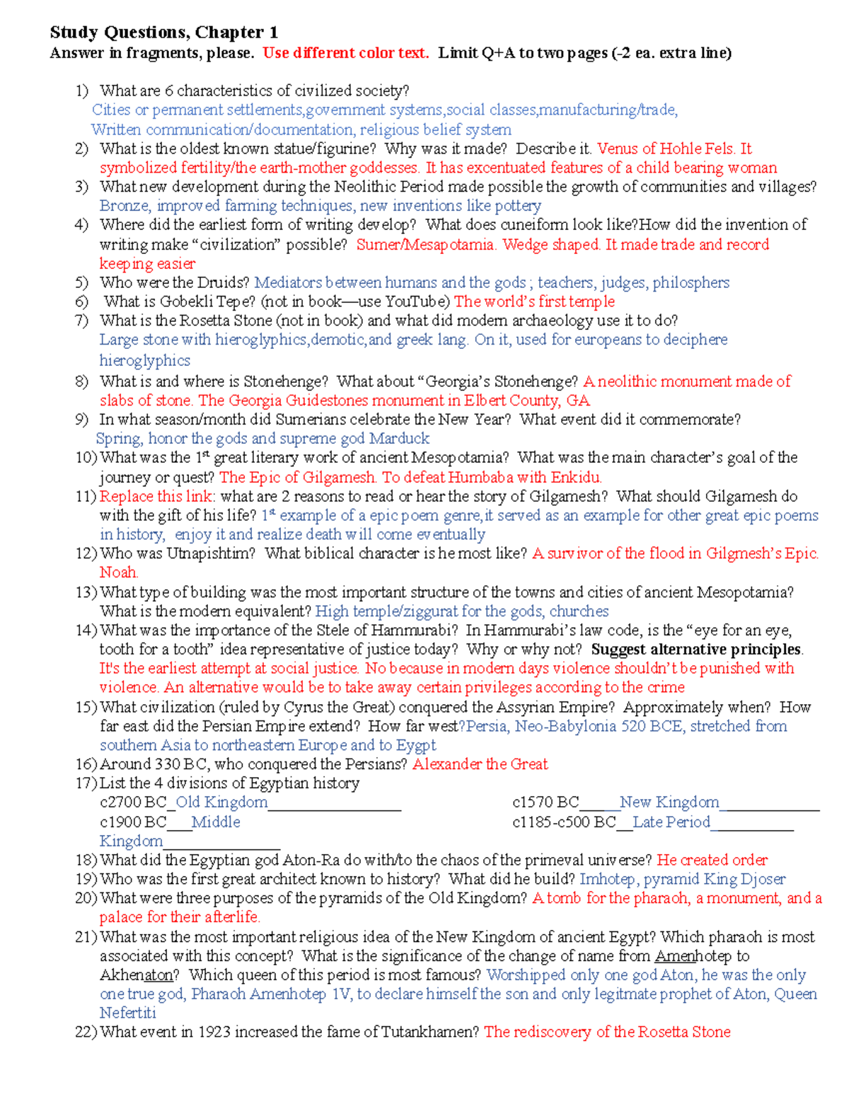 CH101: Chapter 1 Study Guide Answers and Key Concepts - Studocu