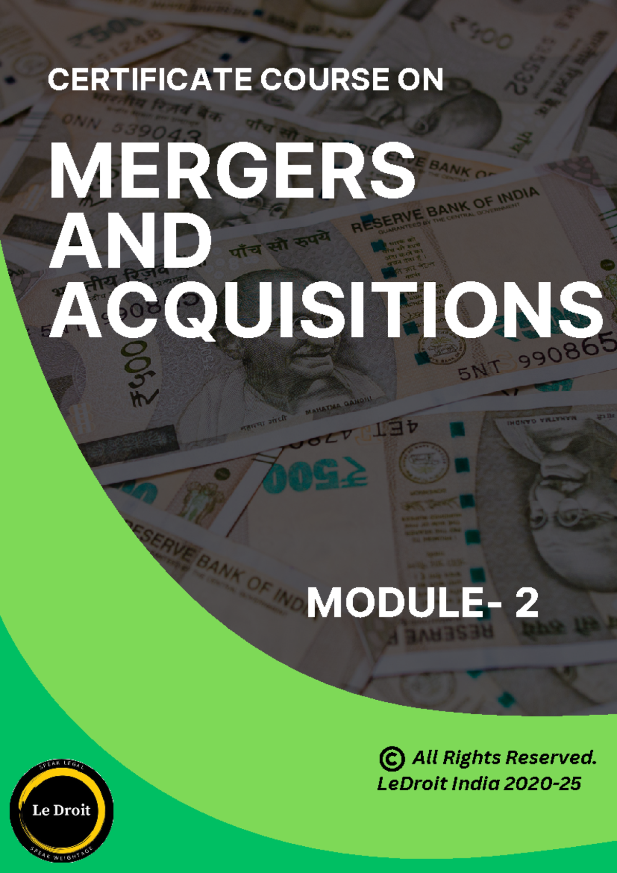 Module 2 - Mergers & Acquisitions Course Notes - Studocu