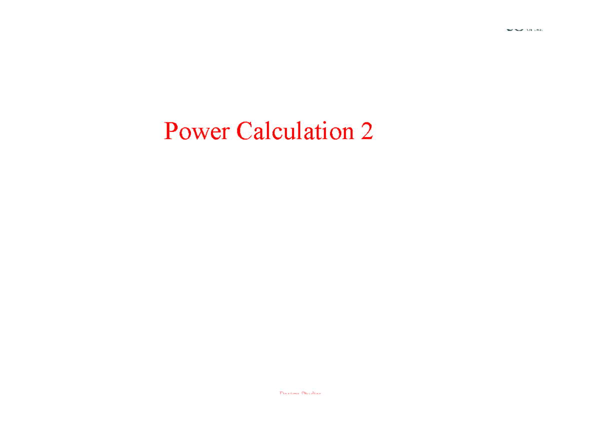 Compressor 1 - lecture notes - Power Calculation Compressor Design ...
