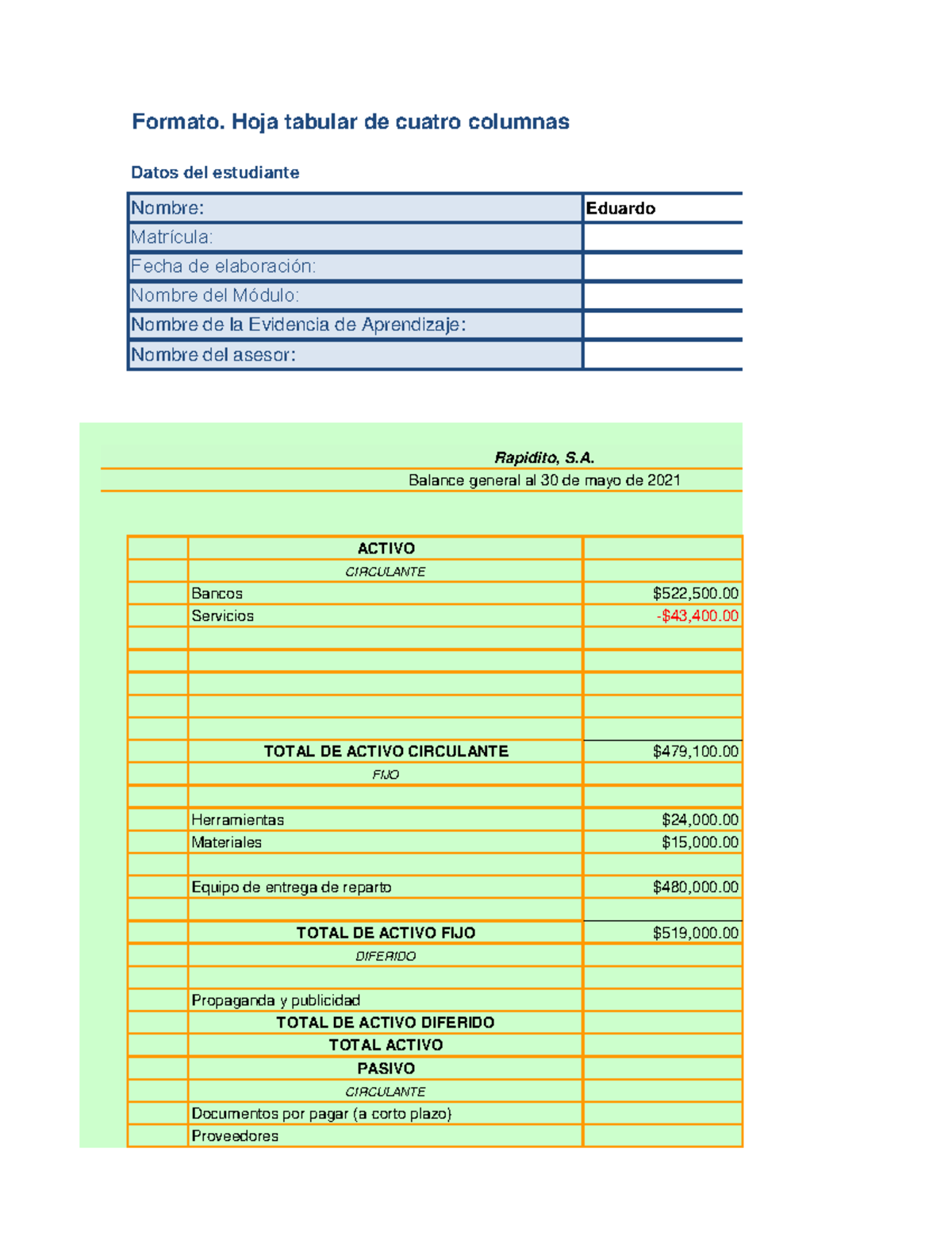 Rodriguez Edgardo EFBásicos - Formato. Hoja tabular de cuatro columnas ...