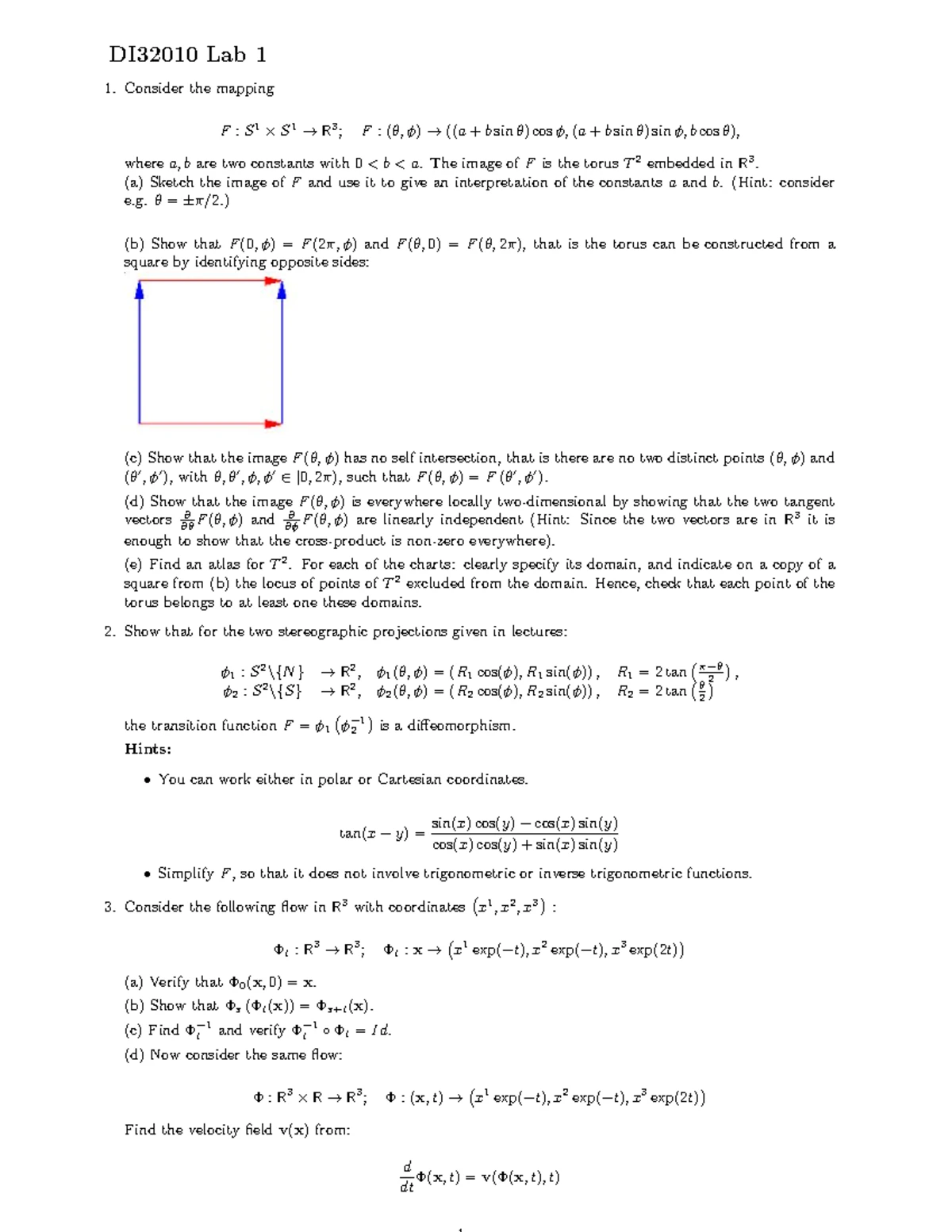 DI32010 Lab 2 Solutions: Evaluating β and ρ in R4 and R3 - Studocu
