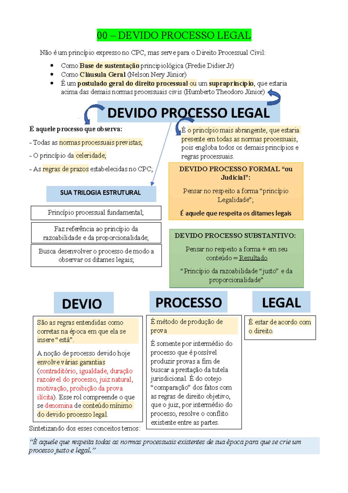 Definicao Do Devido Processo